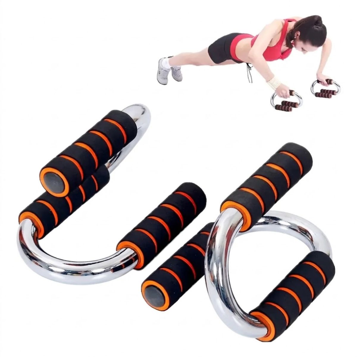 Barra Para Flexiones En Forma De S - Push Up Profesional, marca GENERICO - Foto Principal
