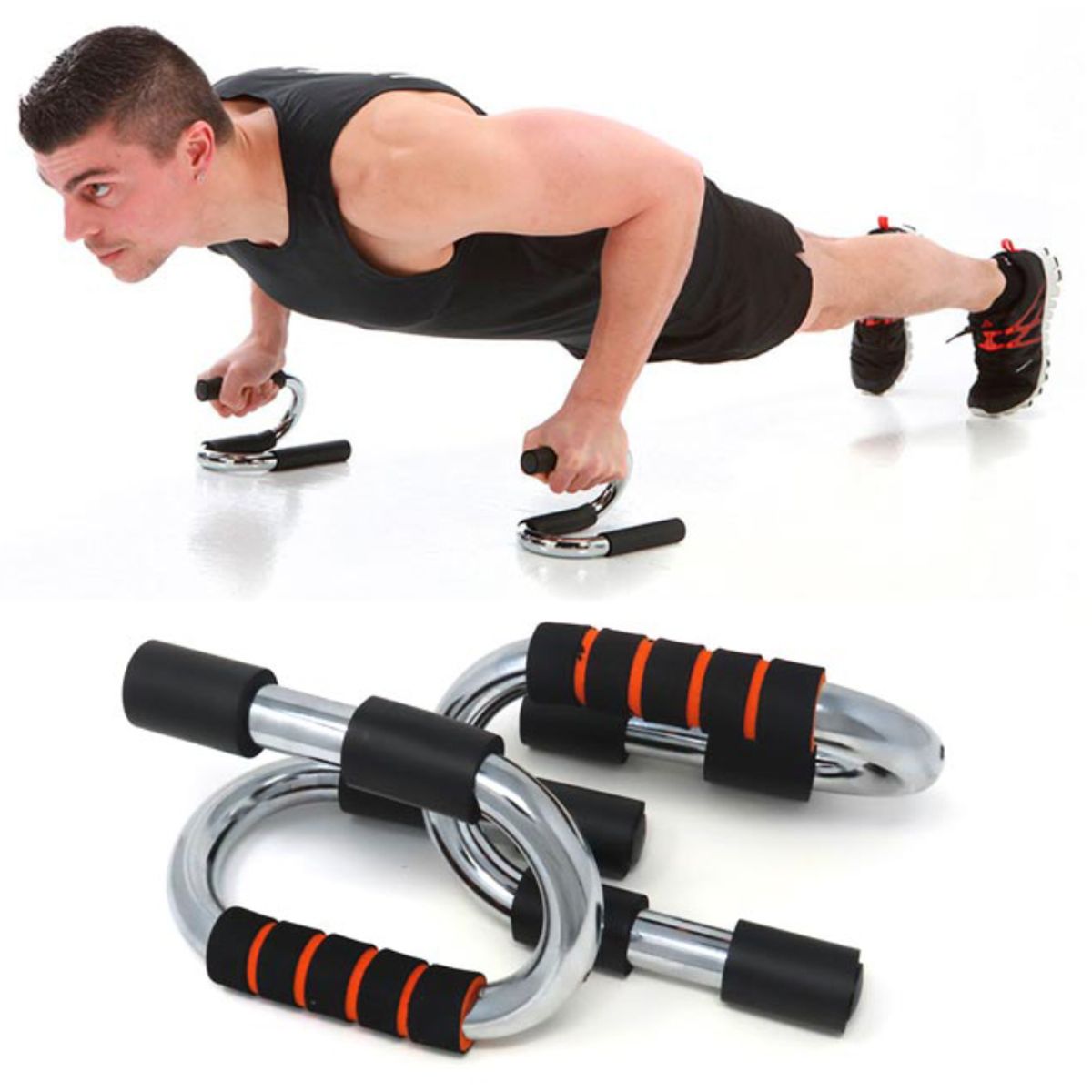 Barra Para Flexiones En Forma De S - Push Up Profesional, marca GENERICO - Foto 2