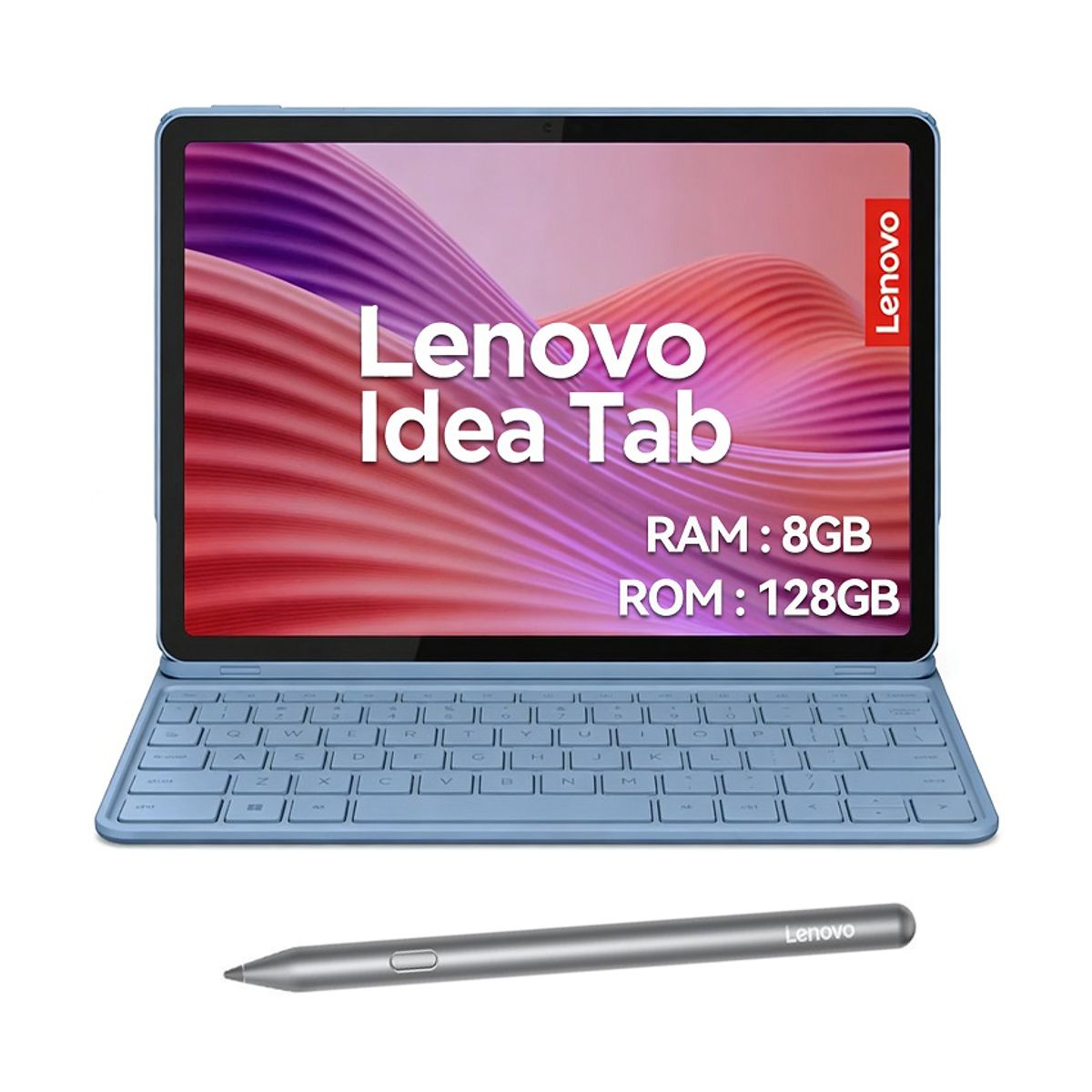 LENOVO - Lenovo Tablet Idea Tab 8+128GB 11 WIFI 2.5K-Azul+ Teclado Azul Lenovo+Lápiz táctil