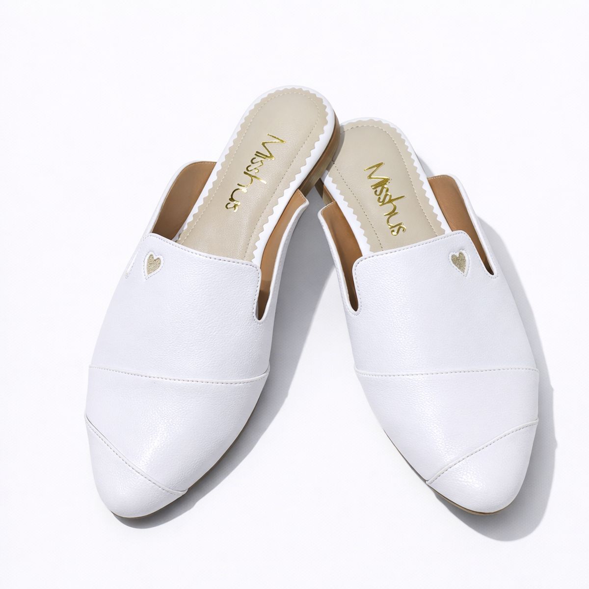 GENERICO - Zapatos mules Mujer Misshus Iris blanco