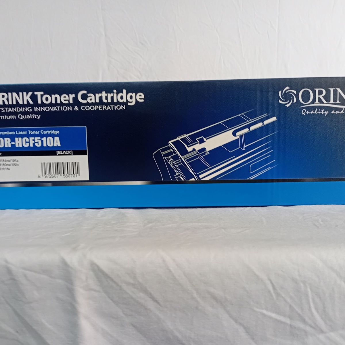 GENERICO - Tóner Compatible Orink HCF510A Negro - Alternativo HP 204A - para HP Color LaserJet Pro M154 y MFP M180/M181 - Rendimiento 1,100 Páginas