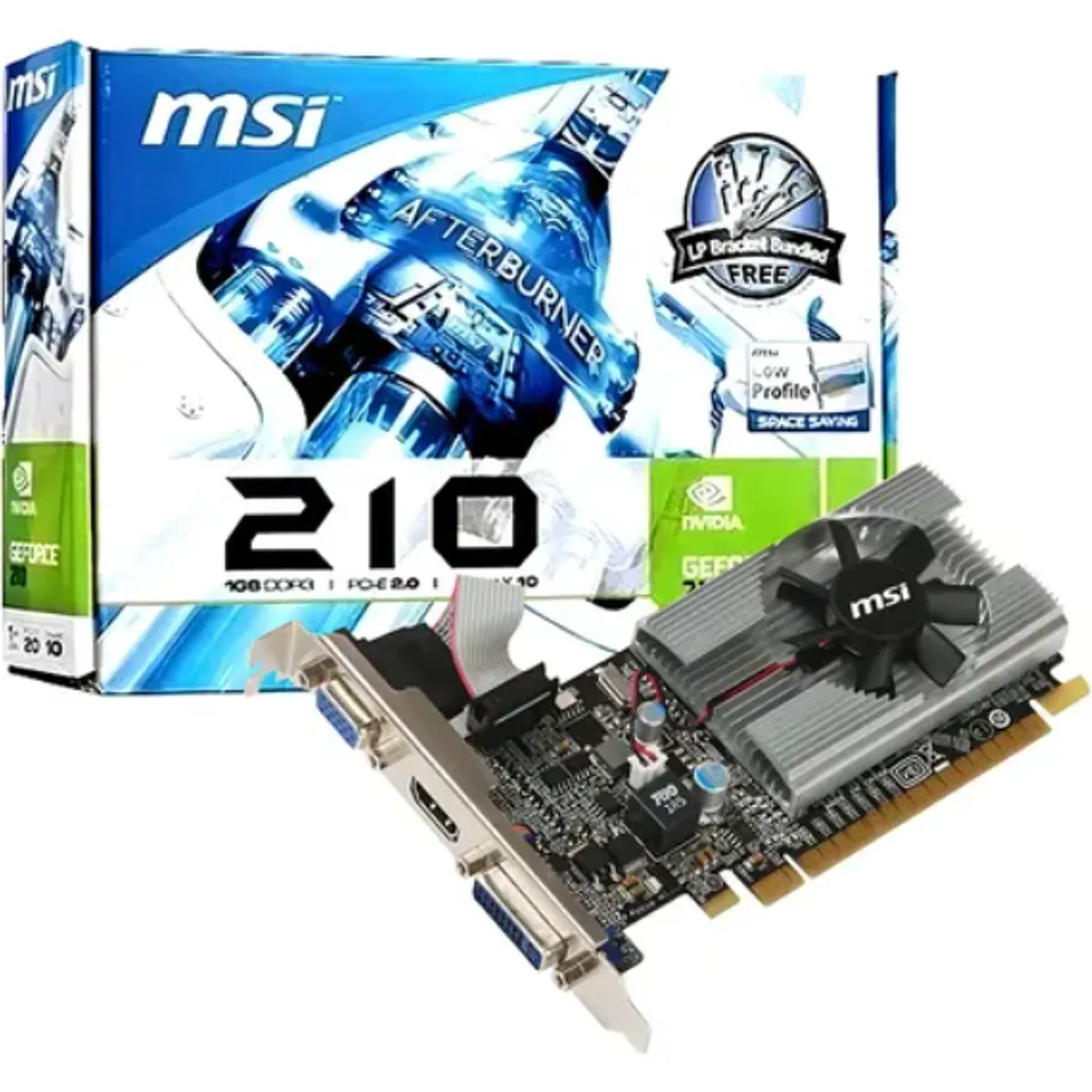Msi - TARJETA VIDEO MSI GEFORCE GT 210 1GB ( N210-MD1G/D3 ) DDR3 - 64 BIT