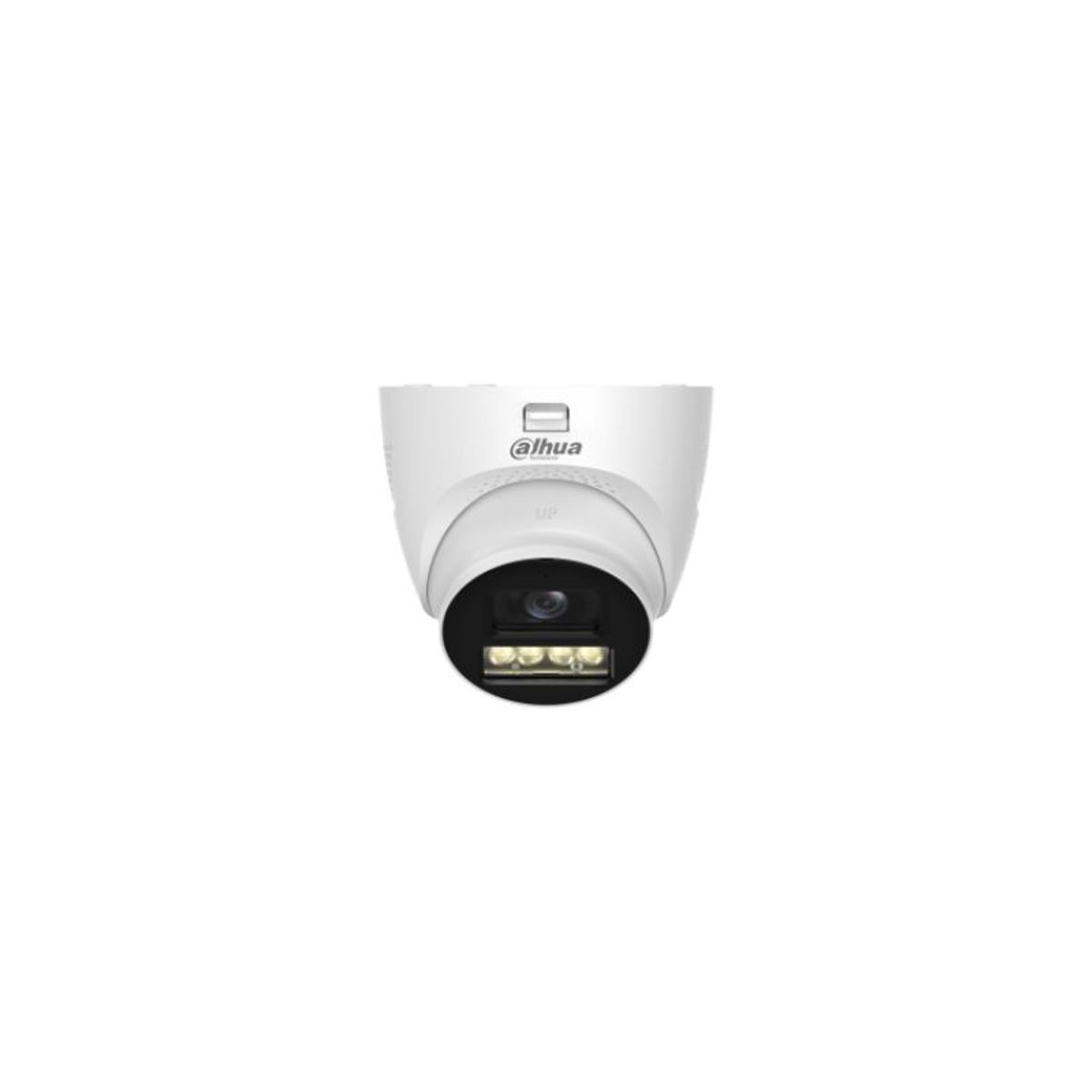 DAHUA - Cámara de Vigilancia Eyeball 2MP Dahua HAC-HDW1200TQ-IL-T Dual Light 40m Audio IP67 Blanco