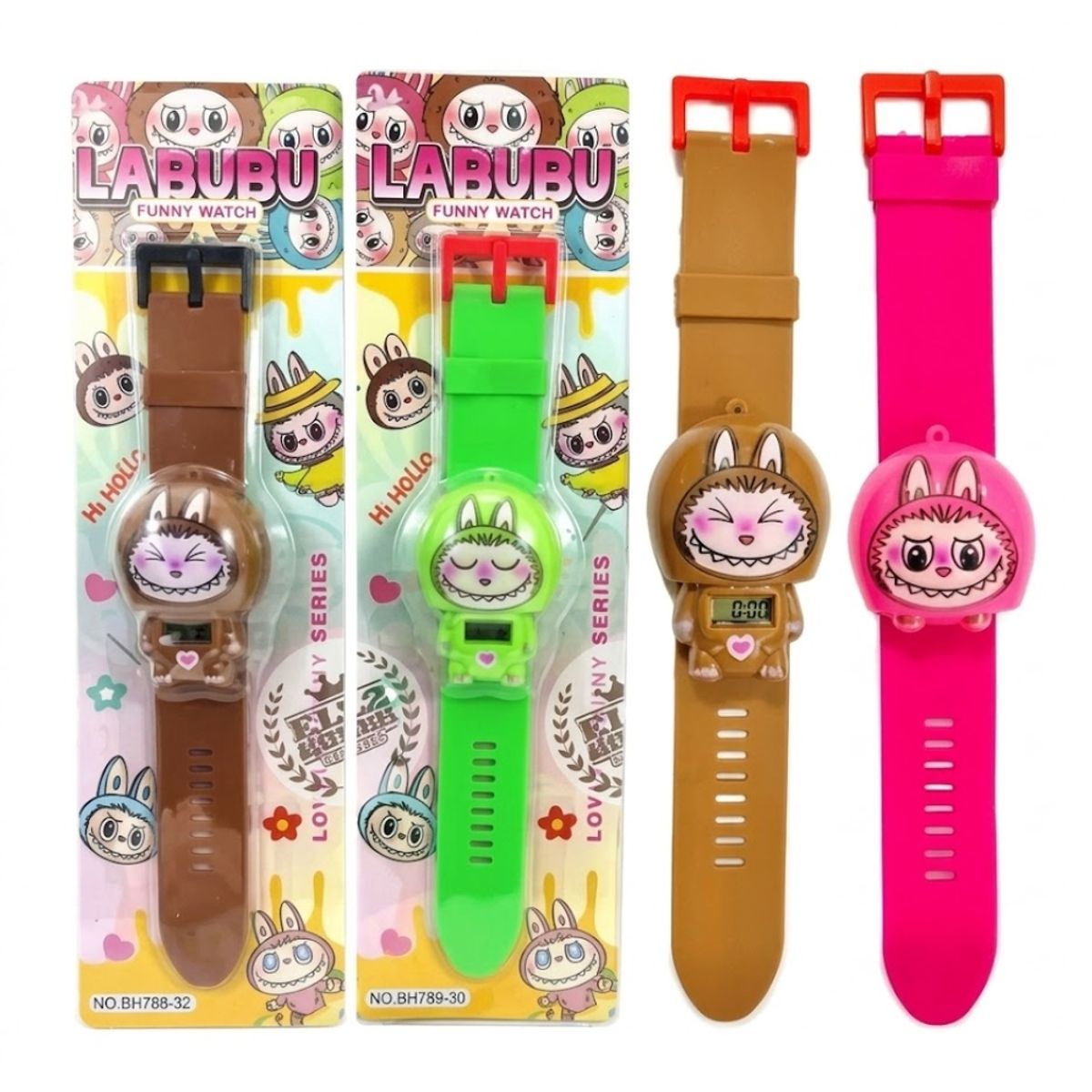 GENERICO - Reloj Plegable Labubu En Blister para Niños