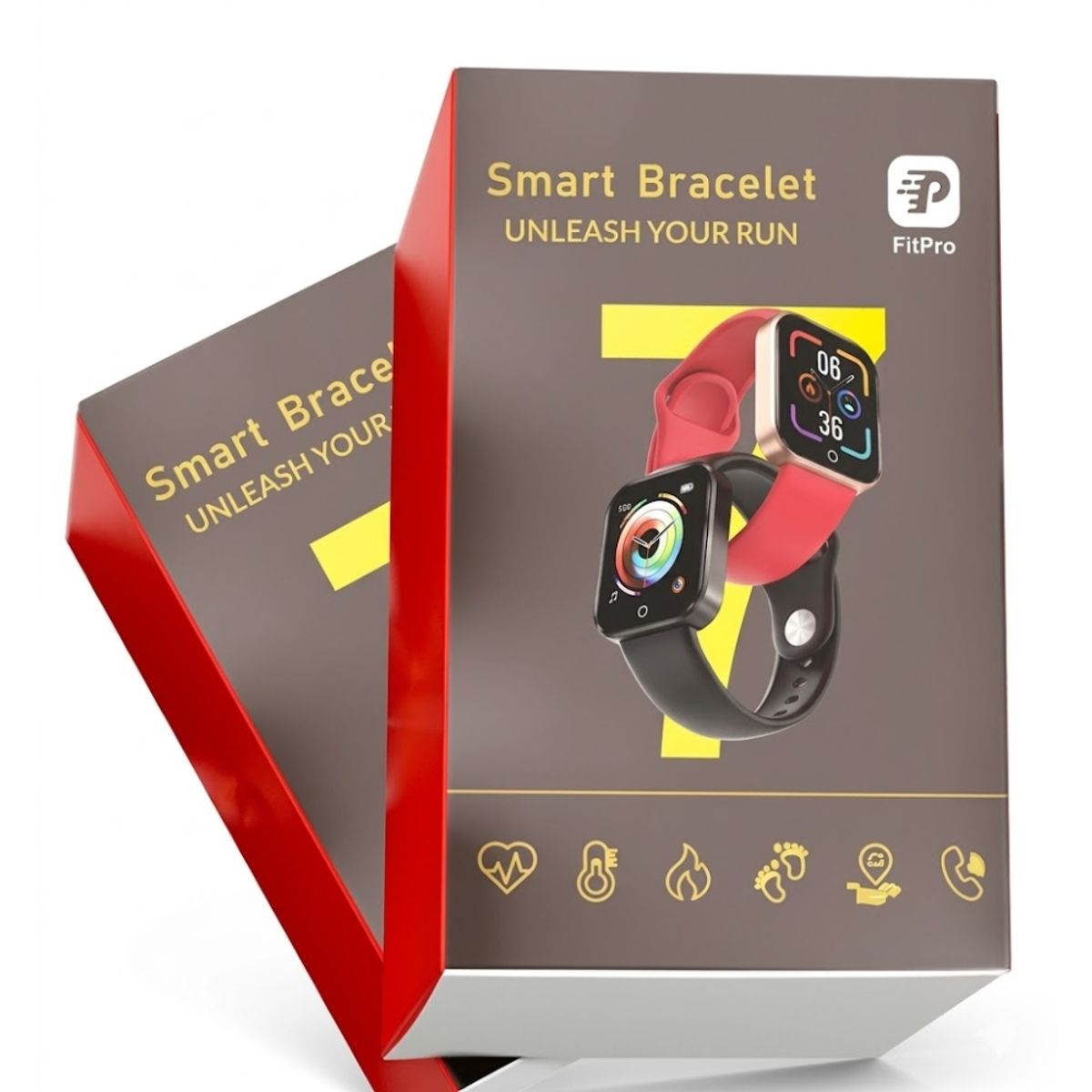 GENERICO - Smartwatch Bluetooth Borde Metalizado D30 para Mujeres