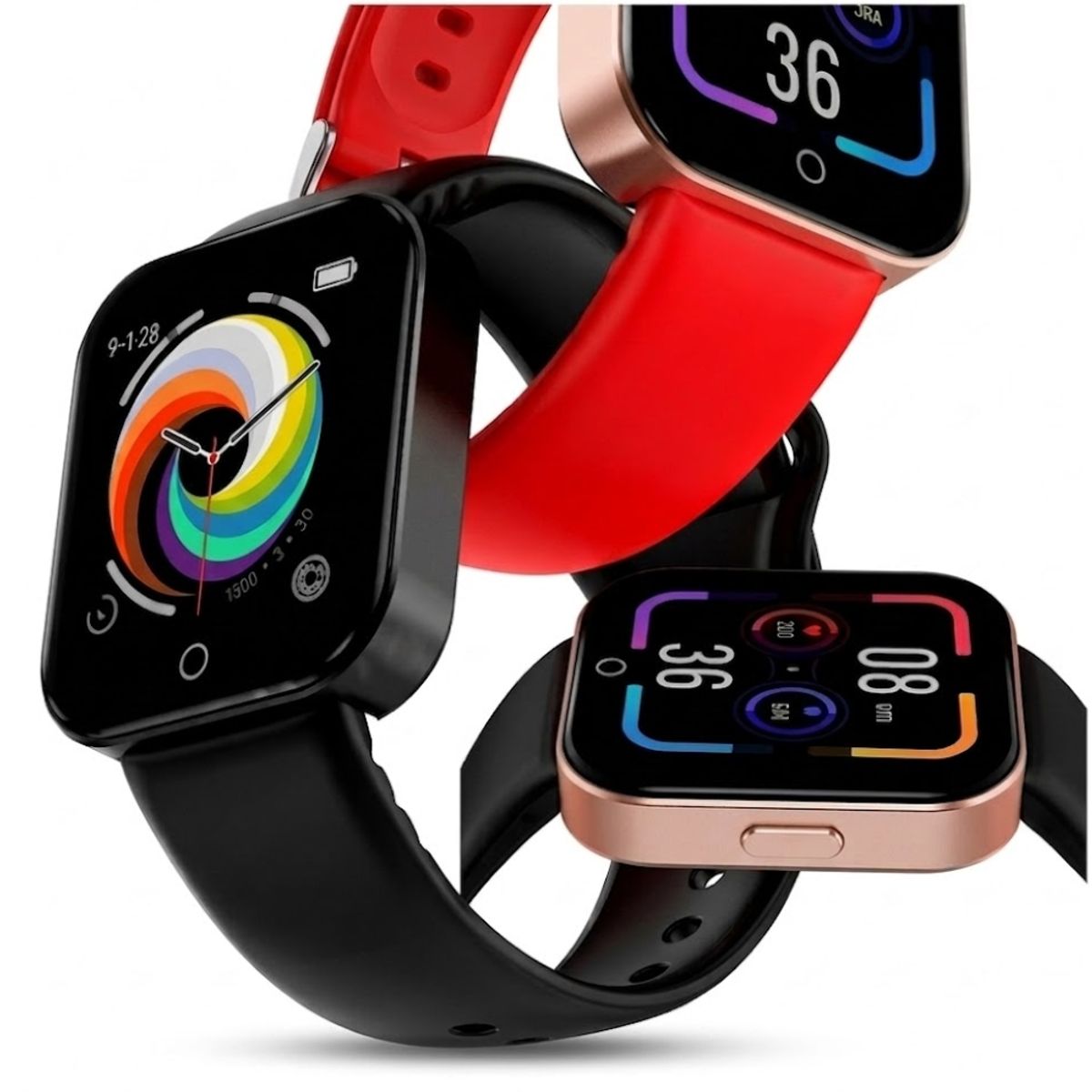 GENERICO - Smartwatch Bluetooth Borde Metalizado D30 para Mujeres