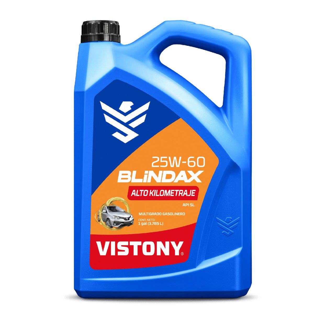 VISTONY - ACEITE VISTONY BLINDAX ALTOKILOMETRAJE 25W60 - 1 GALON