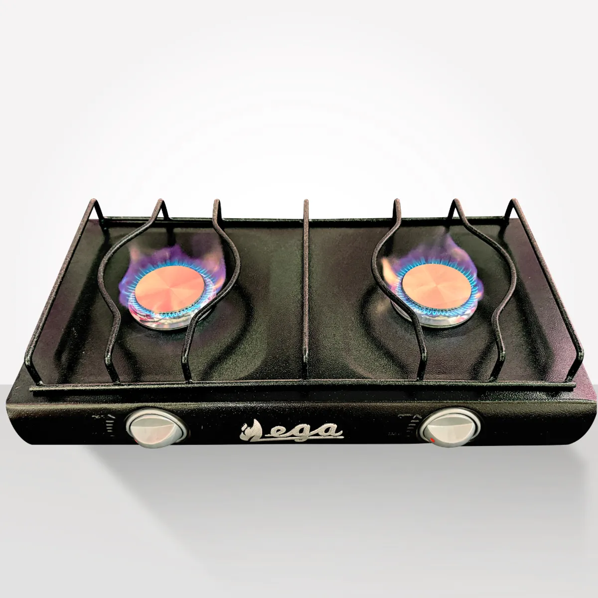 GENERICO - Cocina de Mesa 2 Hornillas a Gas Color Negro