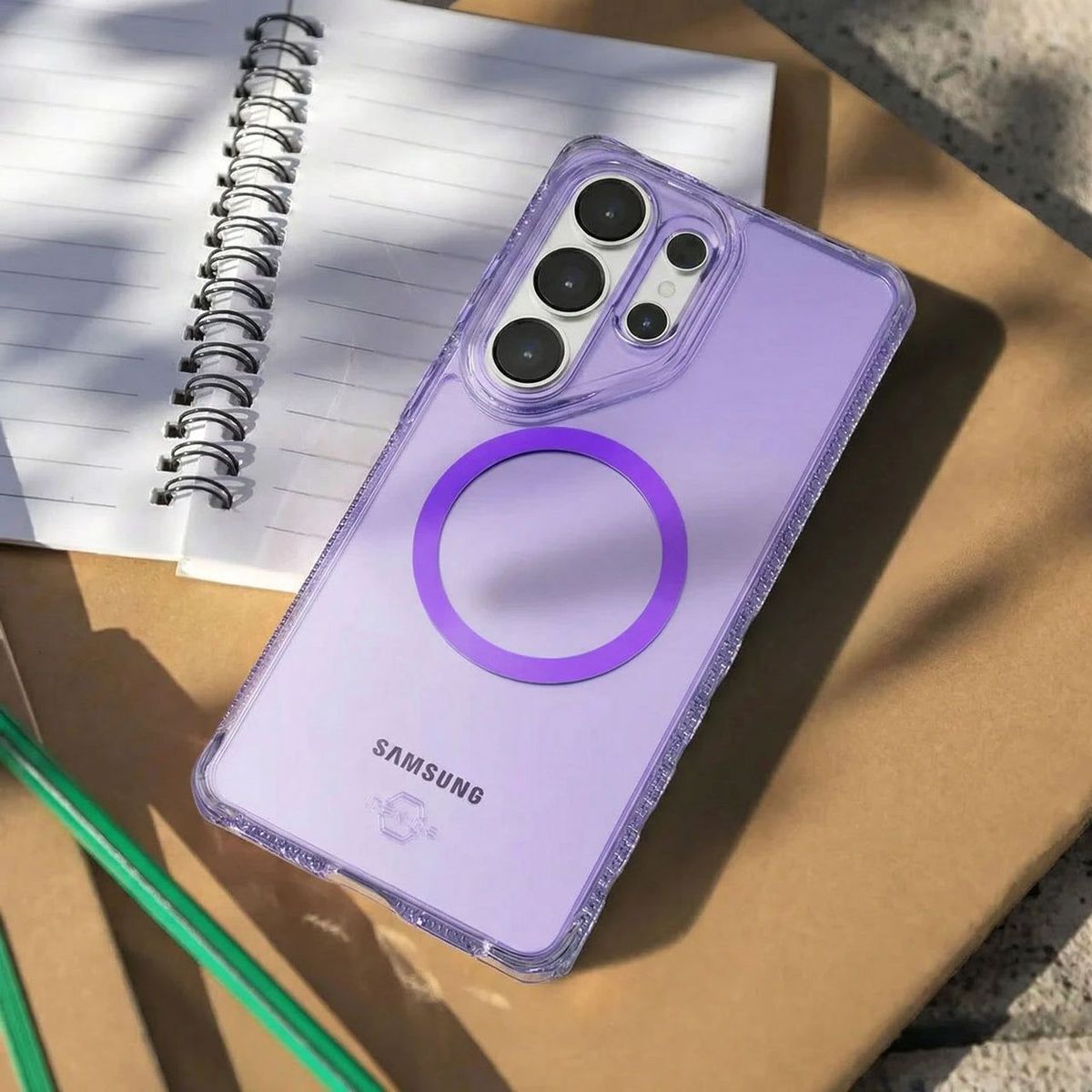IT SKINS - Case Galaxy S26 Ultra Hybrid R Clear MagSafe Morado Claro