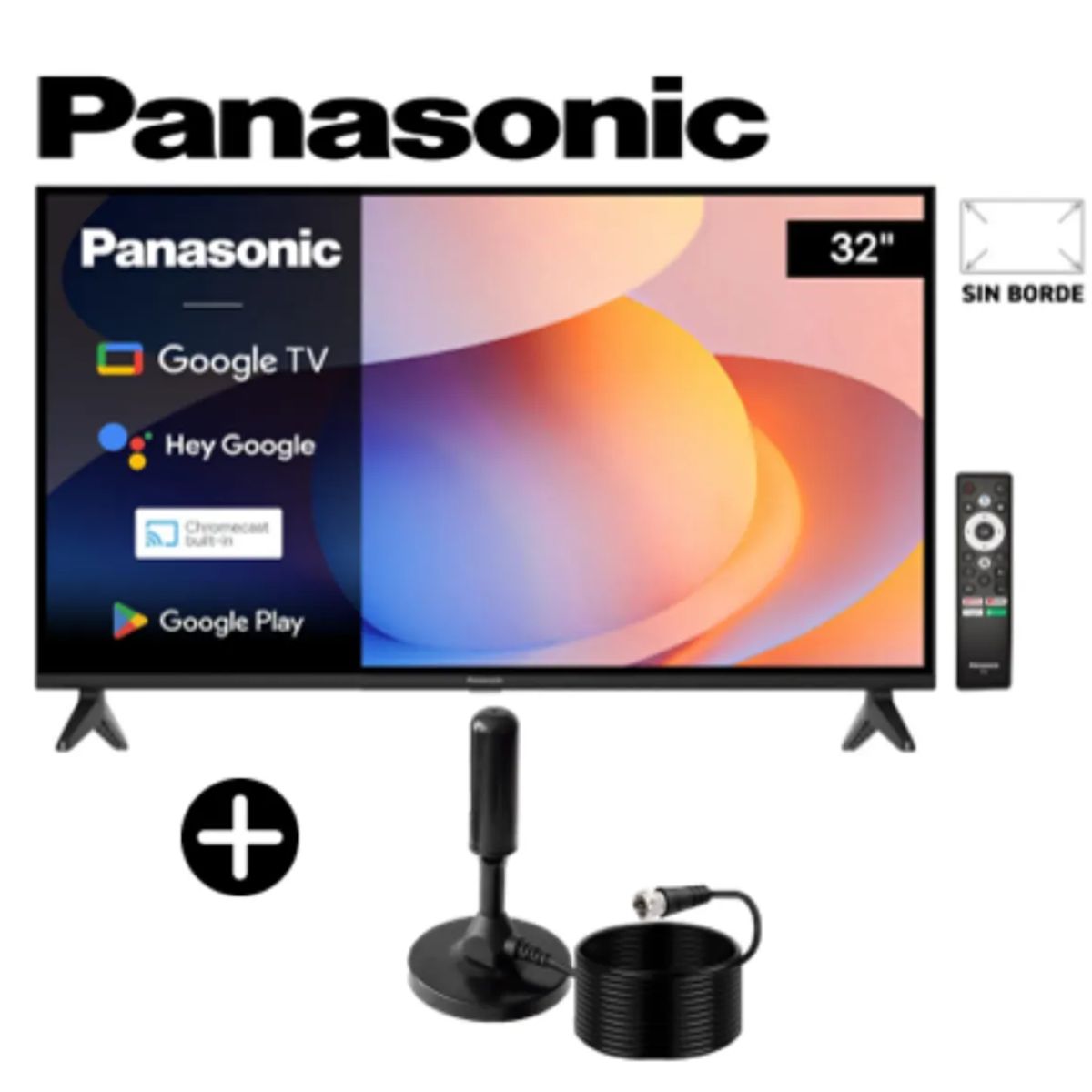 PANASONIC - Televisor Panasonic Smart TV 32 LED HD TC-32NS600P + Antena digital