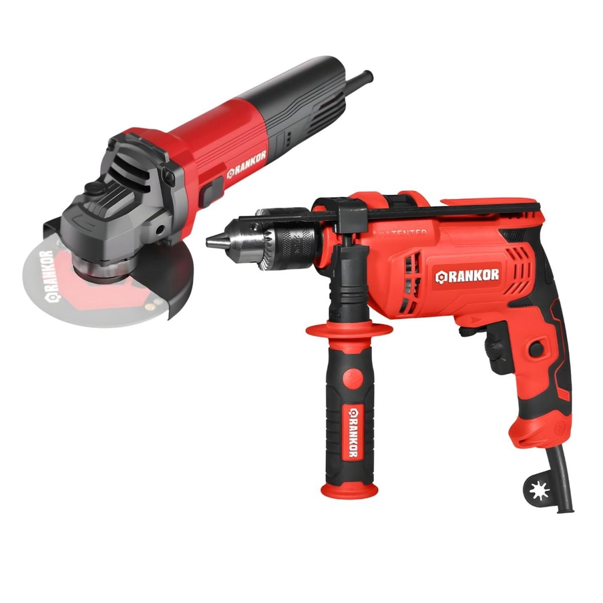 RANKOR - Taladro percutor 750W + Amoladora 950W Rankor