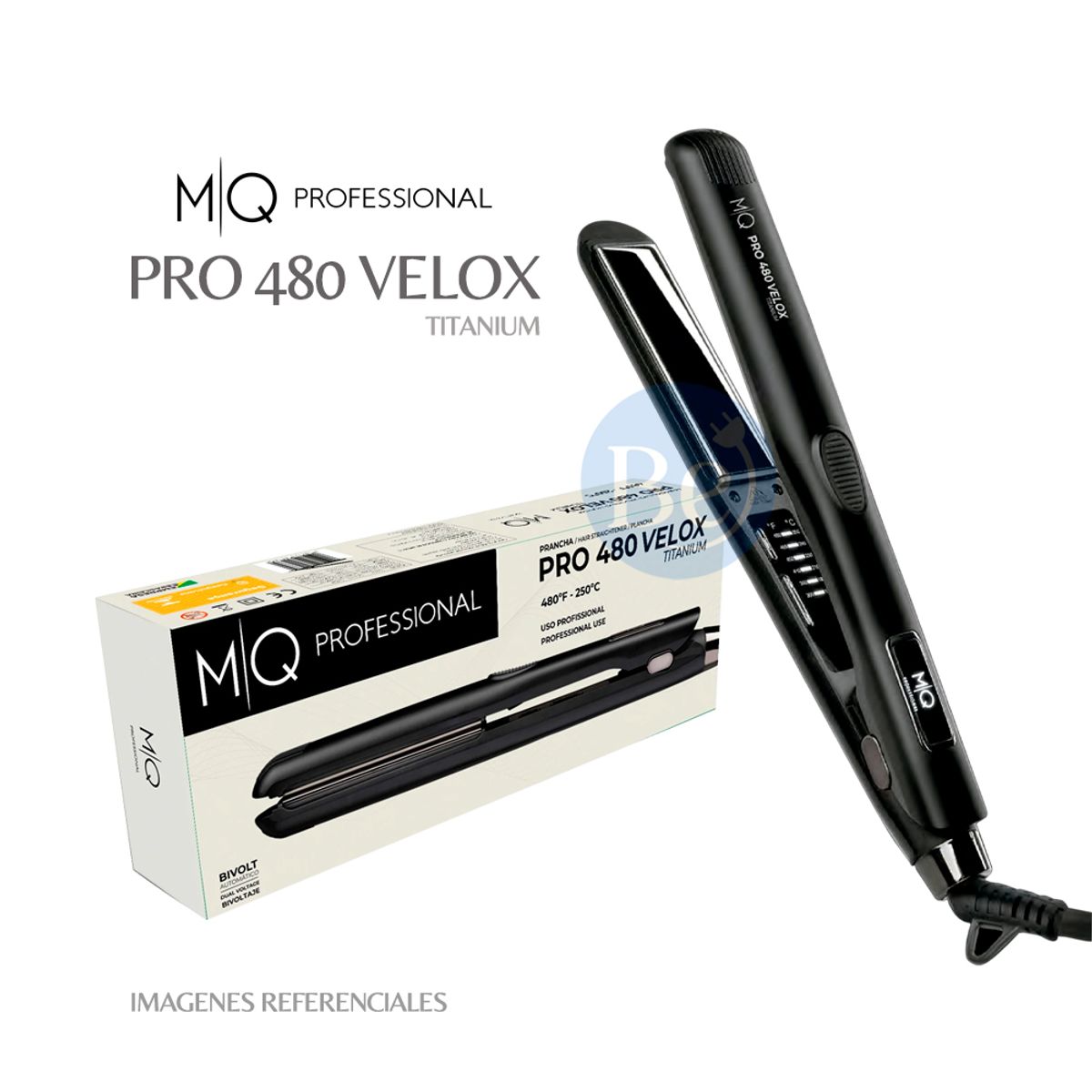 MQ PROFESIONAL - Alisadora MQ Professional PRO 480 Velox Titanium