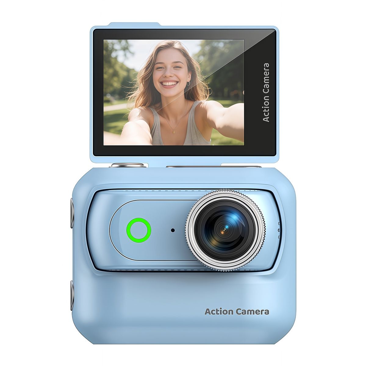 RENVMEXY - Cámara Acción Magnética 1080p  Pantalla Girable  WiFi  Estabilización  Envío Rápido