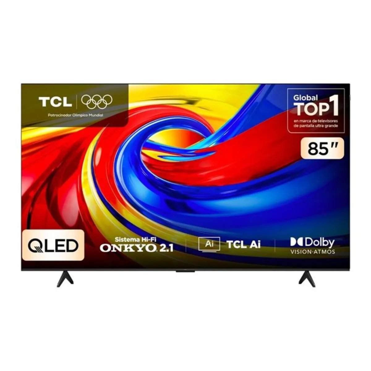 TCL - Televisor TCL 85'' QLED Premium 4K UHD Google TV 85P7L Año 2026