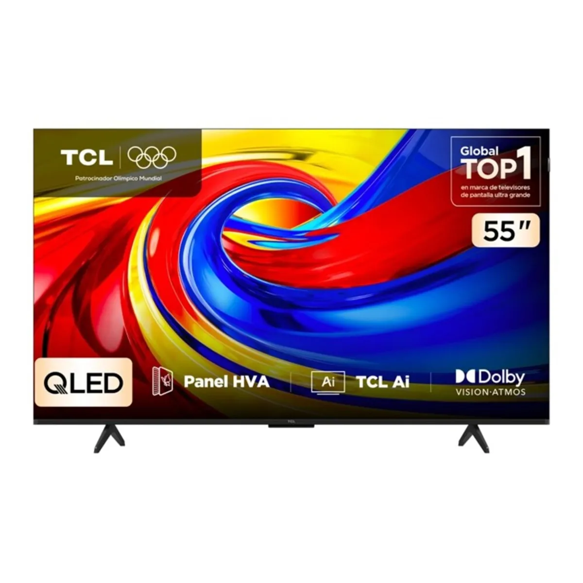 TCL - Televisor TCL 55'' QLED Premium 4K UHD Google TV 55P7L Año 2026