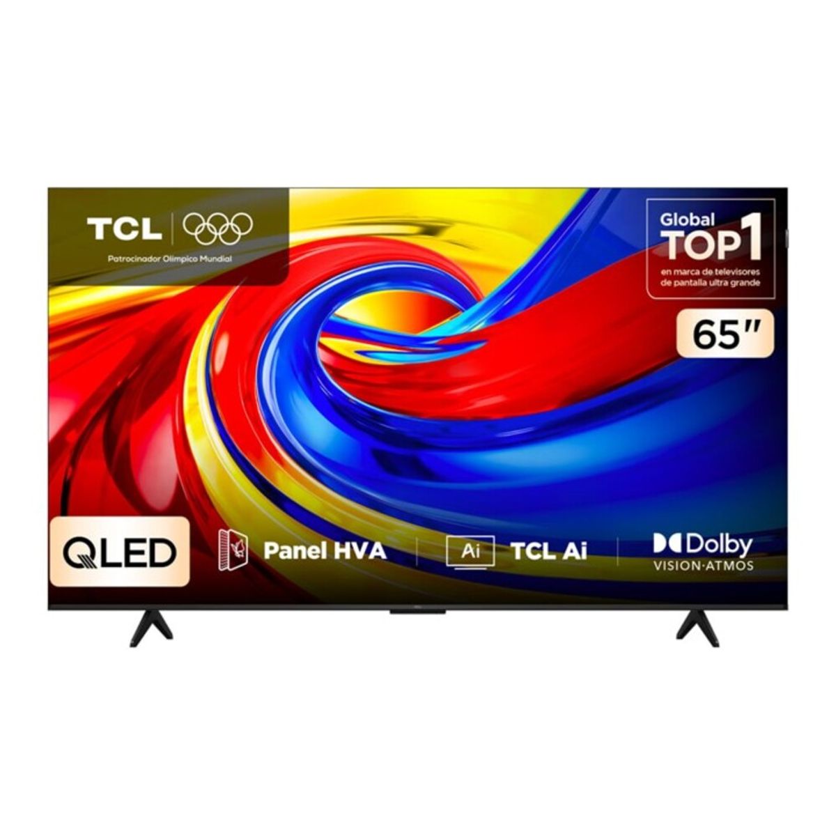 TCL - Televisor TCL 65'' QLED Premium 4K UHD Google TV 65P7L Año 2026