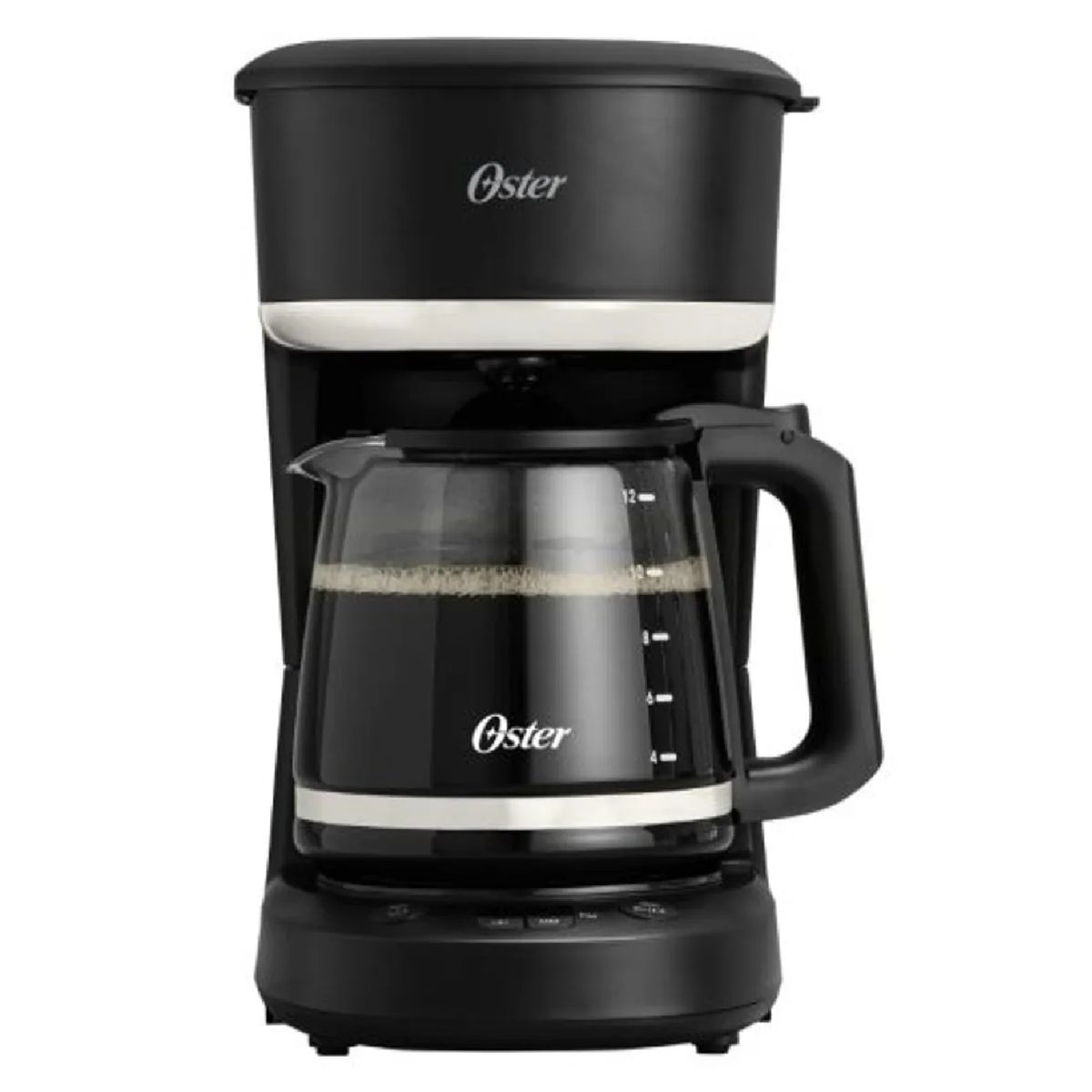 OSTER - Cafetera Oster BVSTDCP121B de 12 Tazas Programable con Filtro – Negro