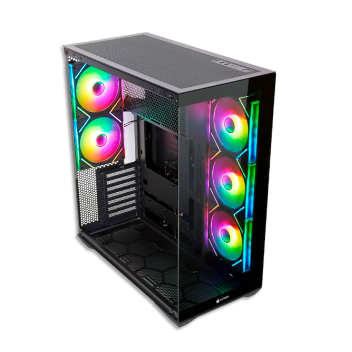 ANTRYX - CASE ANTRYX FX 970 PRO 2 VIDRIO RGB FAN 140MM X5 NEGRO l PN AC-FX970BK
