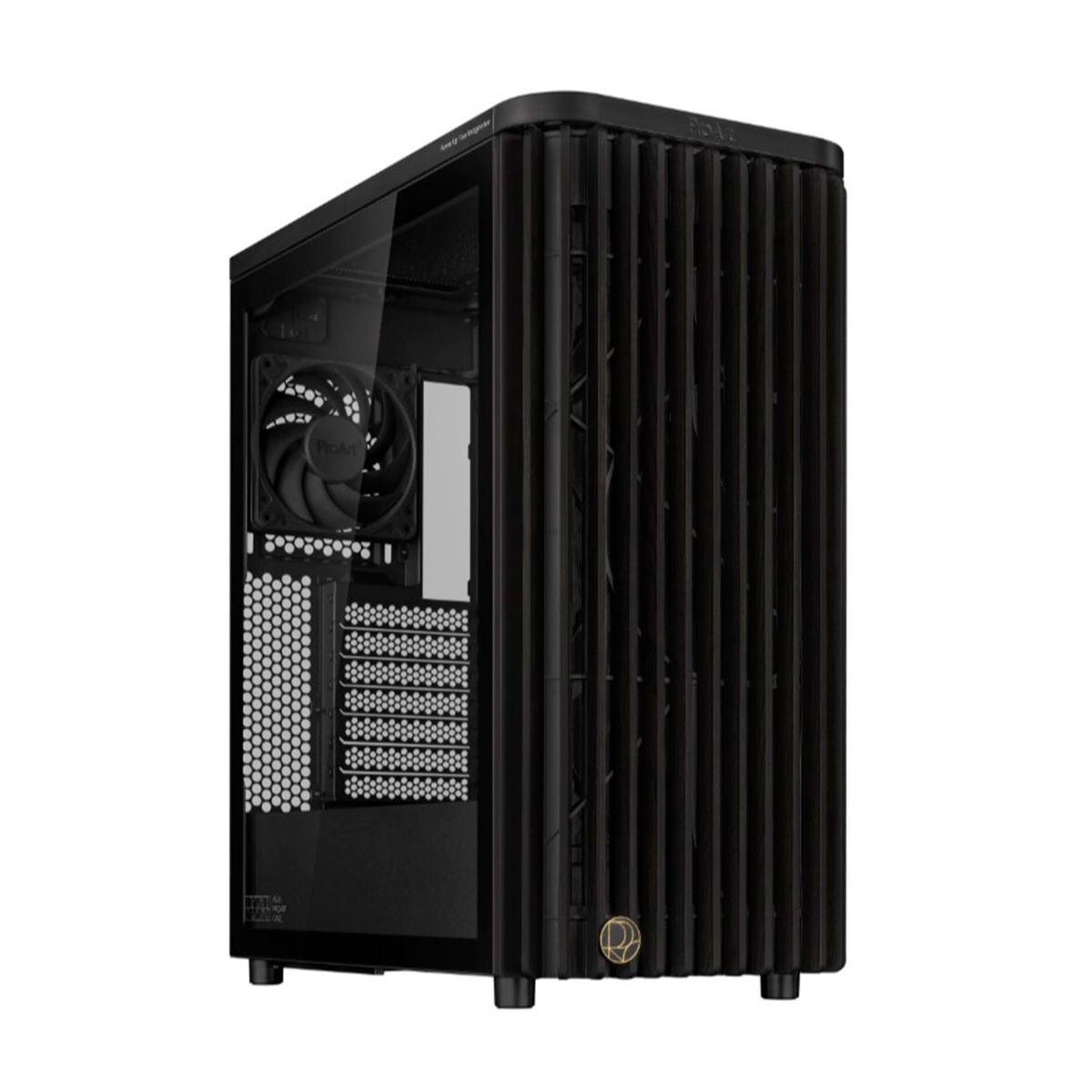 ASUS - CASE ASUS WOOD EDITION VIDRIO TEMPLADO COLOR NEGRO l PN PA401-BK-WOOD-TG