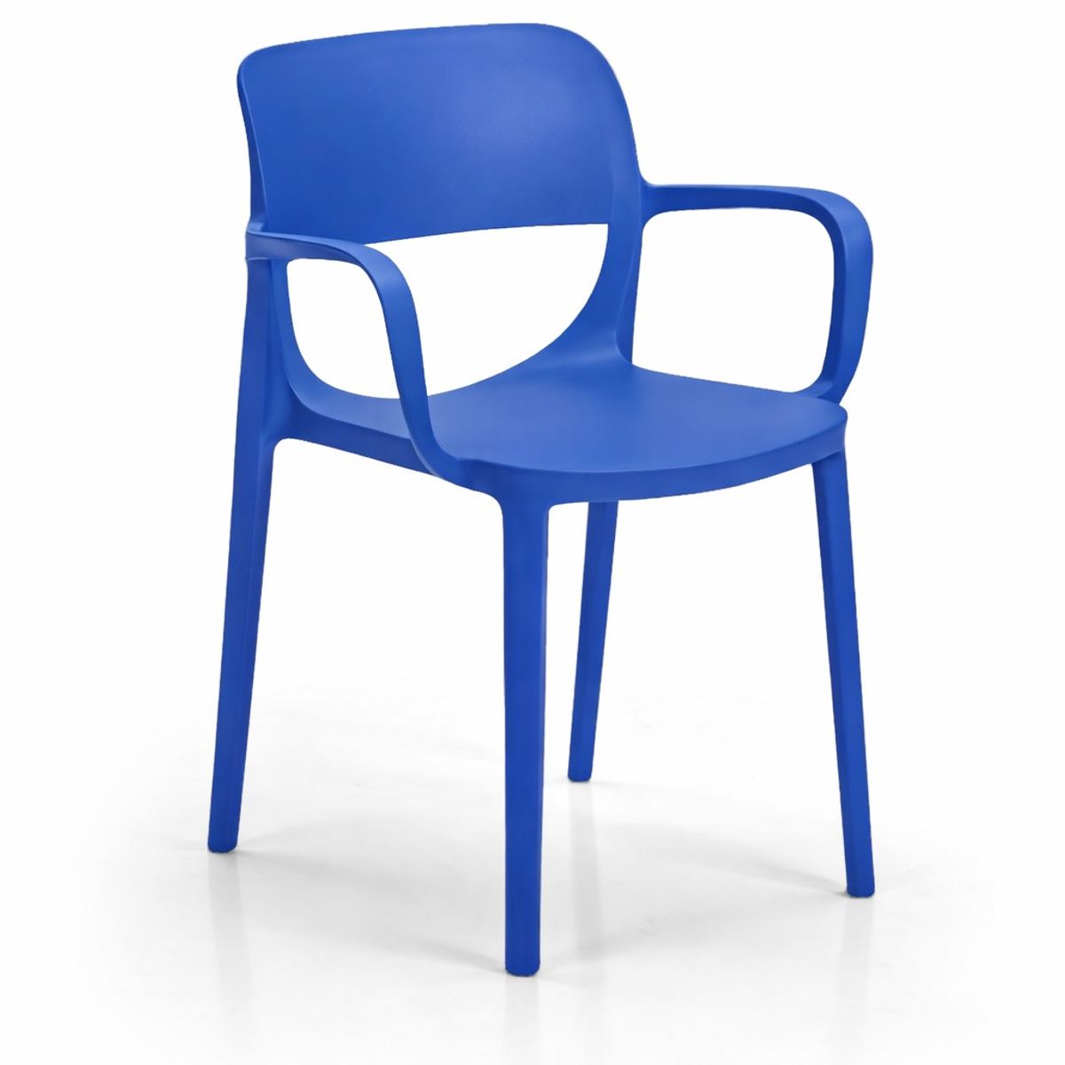 GENERICO - SILLA FIJA DE INTERIOR O TERRAZA IBIZA AZUL