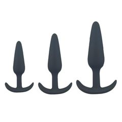 Kit Plug Anal Principiantes Anal Pleasure Silicona Tres Tamaos GENERICO |  Falabella Per