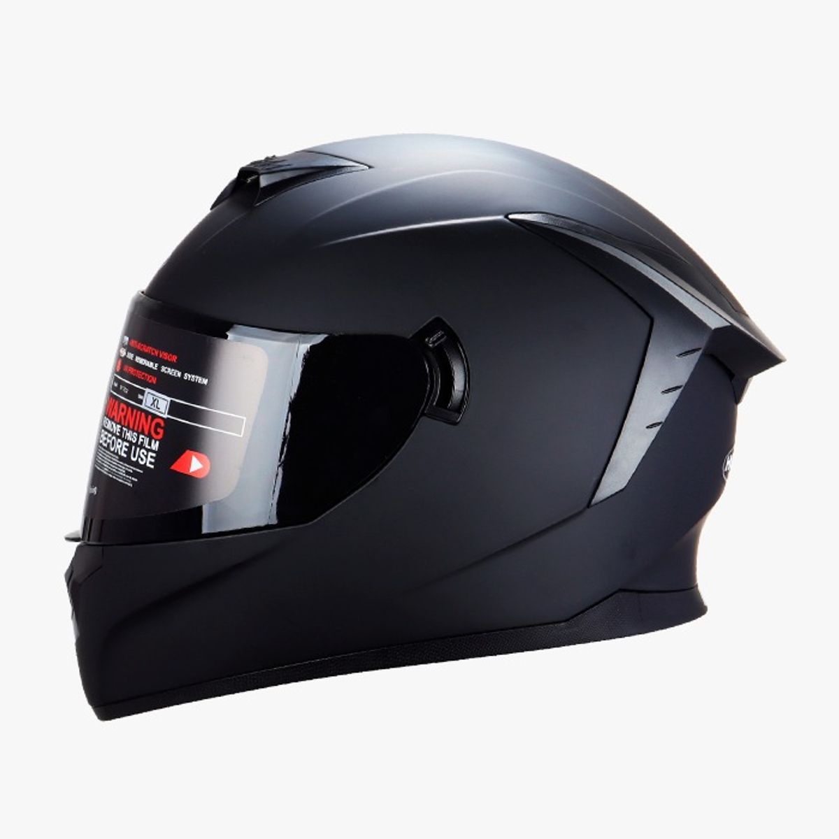 GENERICO - CASCO HOKEN FF-702 NEGRO CON DOBLE VISOR OSCURO ¨ORIGINAL®¨