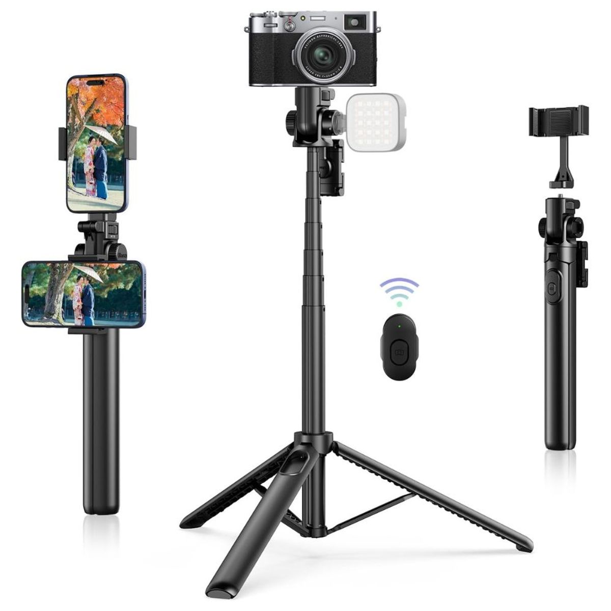 ULANZI - Trípode Ulanzi MT-70 para dos celulares