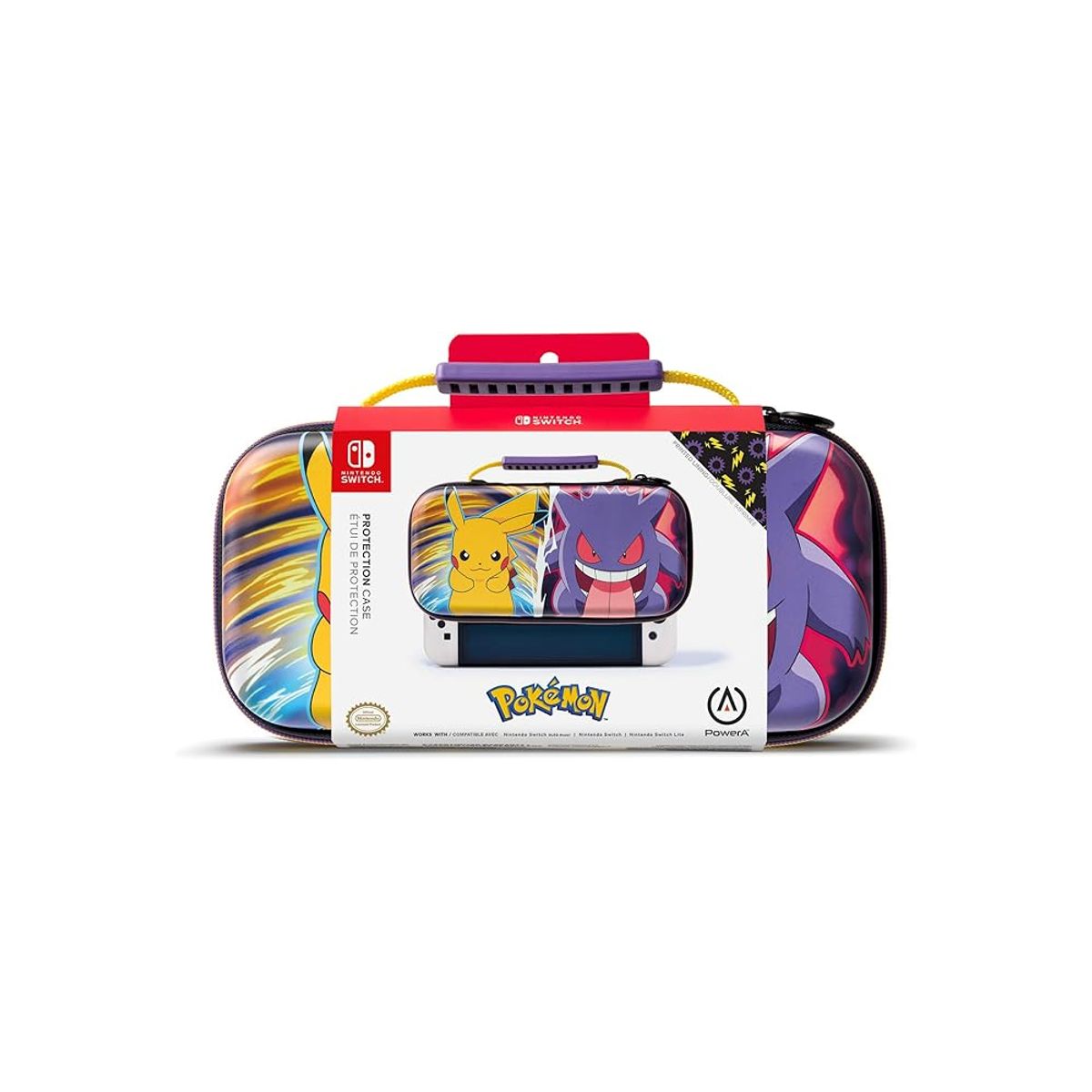 NINTENDO - Pokemon Pikachu Gengar Funda PowerA Nintendo Switch