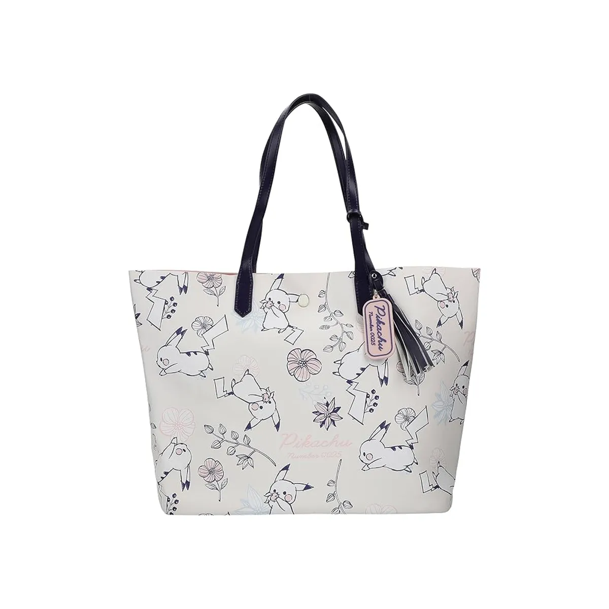 POKEMON - Pokemon Bolso Tote Grande Mujer Pikachu Pink