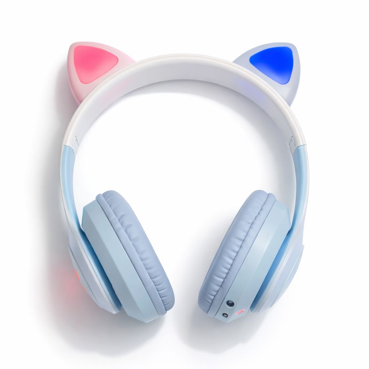 OEM - Audífonos Inalámbricos Orejas De Gato Celeste