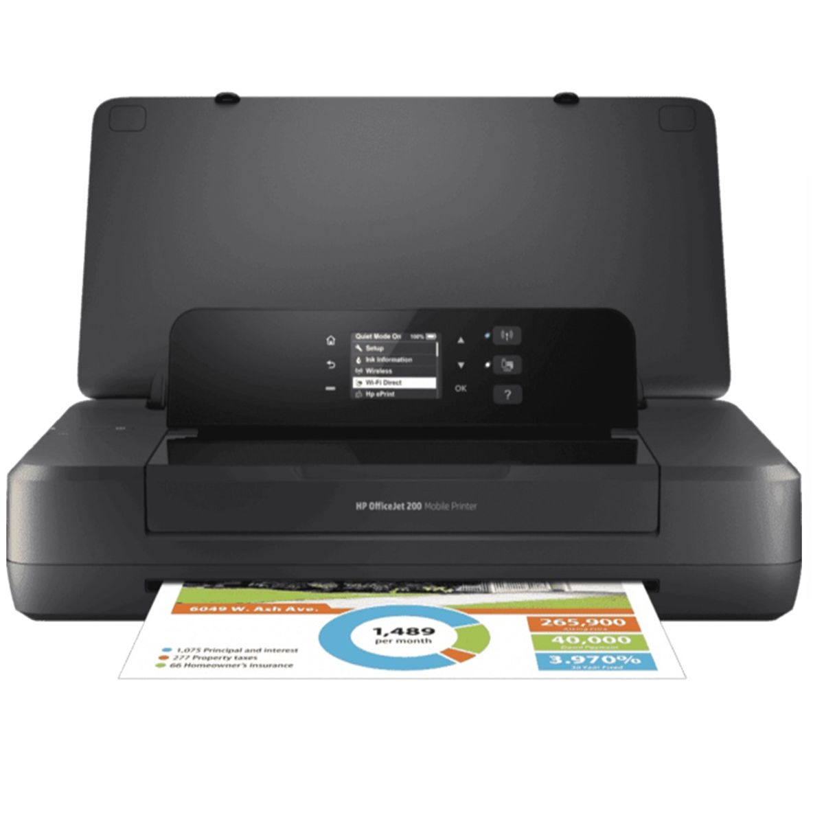 HP - Impresora Portatil HP OfficeJet 200 Mobile Wifi ,A4