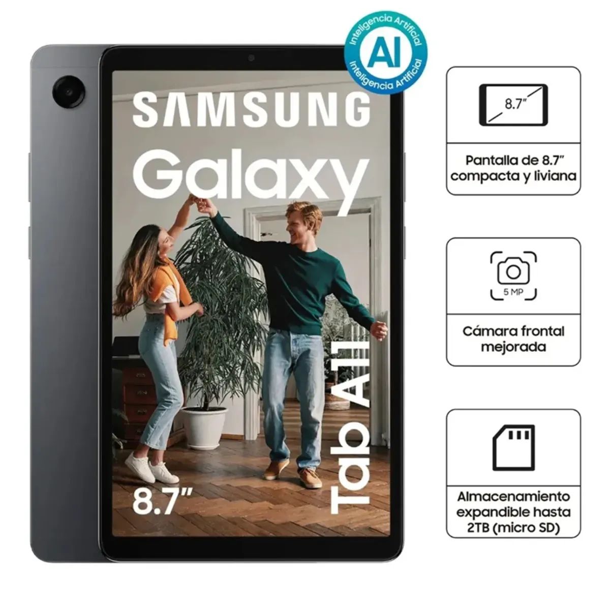 SAMSUNG - Tablet Samsung Galaxy Tab A11  4GB 64GB - GRIS