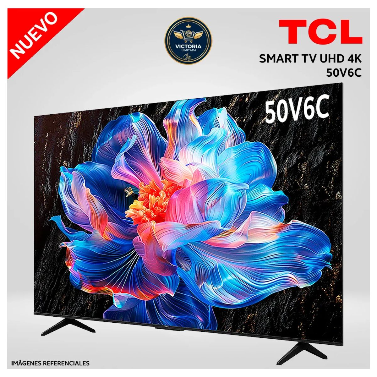 TCL - Televisor TCL 50” 50V6C LED UHD 4K Smart TV - Modelo Nuevo