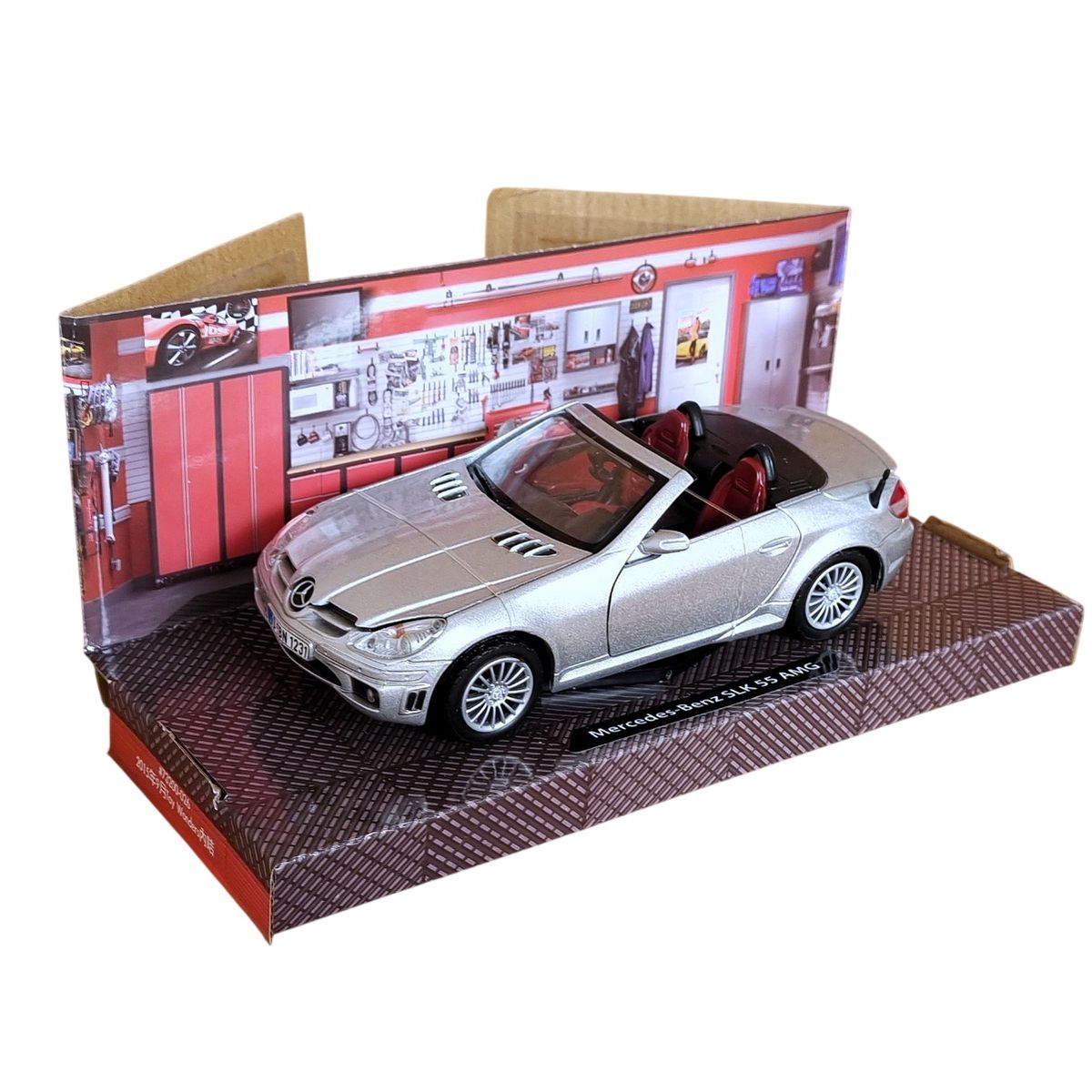 DIECAST MASTER - Auto Colección Mercedes Benz Slk 55 Amg Escala 1/24 Metal