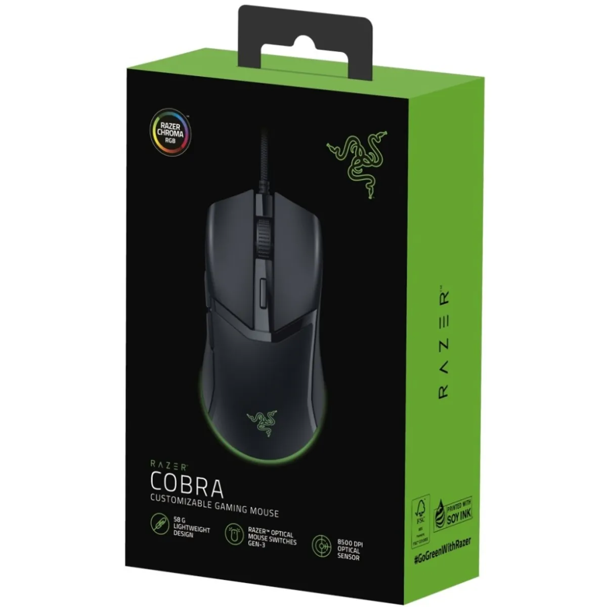 RAZER - Mouse Razer Cobra - Gaming Con Razer Chroma - Conectividad Cableada