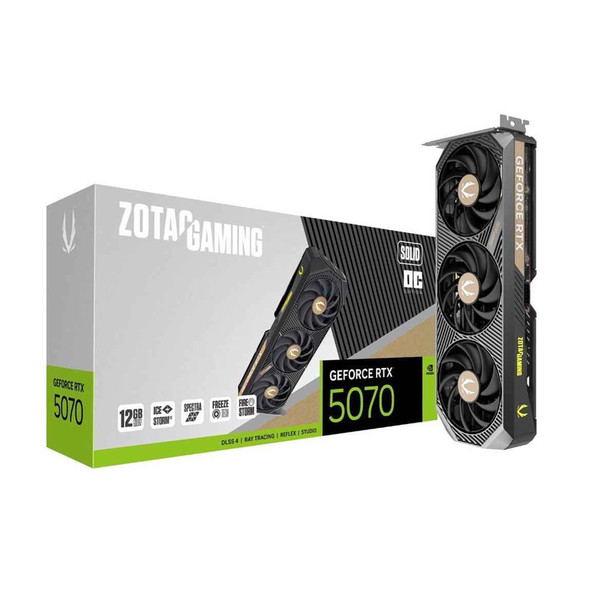 ZOTAC - Tarjeta Gráfica Zotac Gaming Geforce Rtx 5070 Gddr7 Conexión Pci Express 5.0