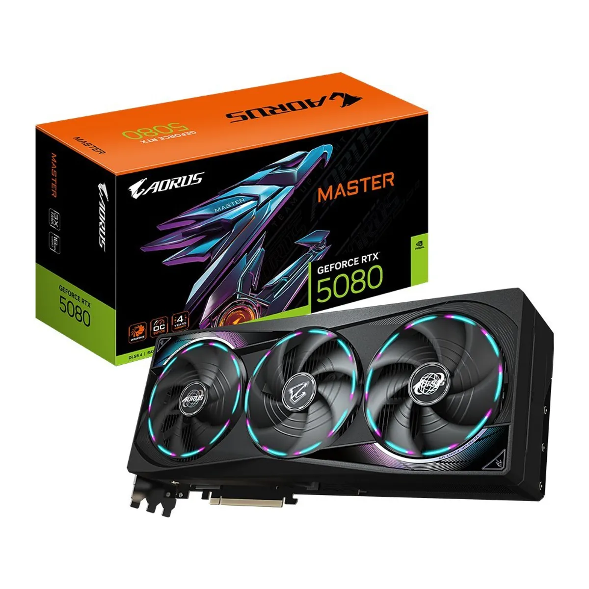 GIGABYTE - Tarjeta De Video Gigabyte Gv-N5080Aorus M-16Gd 2805 Mhz Gddr7 Velocidad