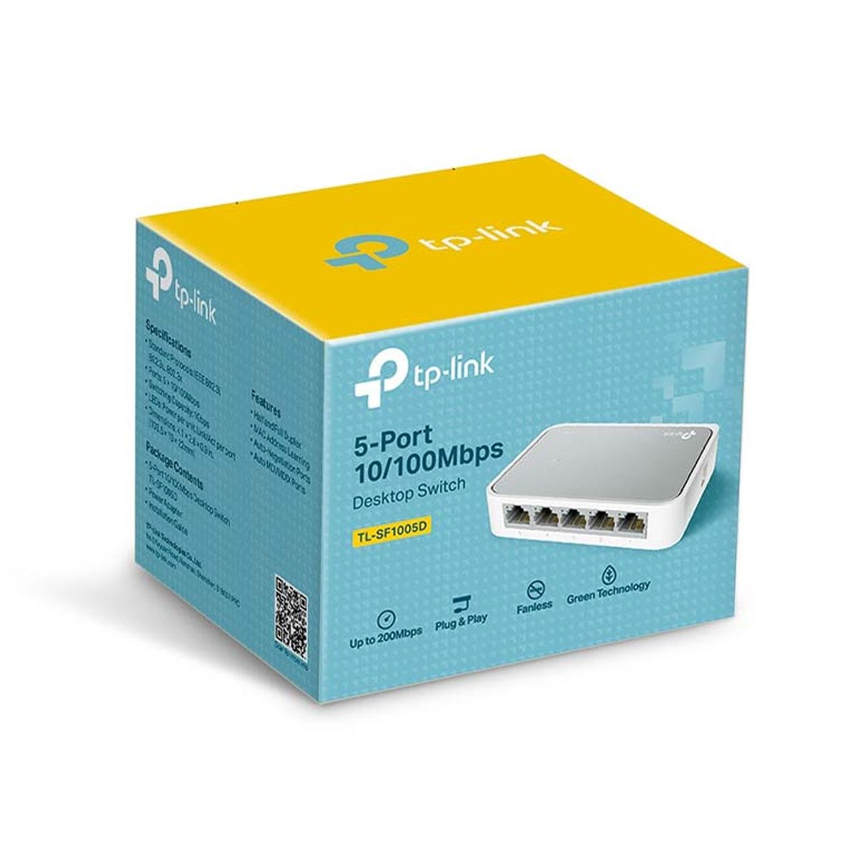 GENERICO - Switch TP-LINK LS-1005 5 Ptos 10100 Mbps LiteWave Conectividad Ethernet