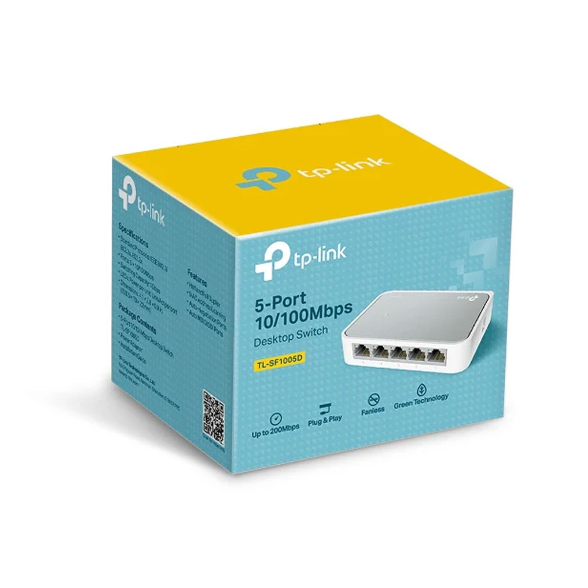 GENERICO - Switch TP-LINK TL-SF1005D 5 puertos 10100 velocidad