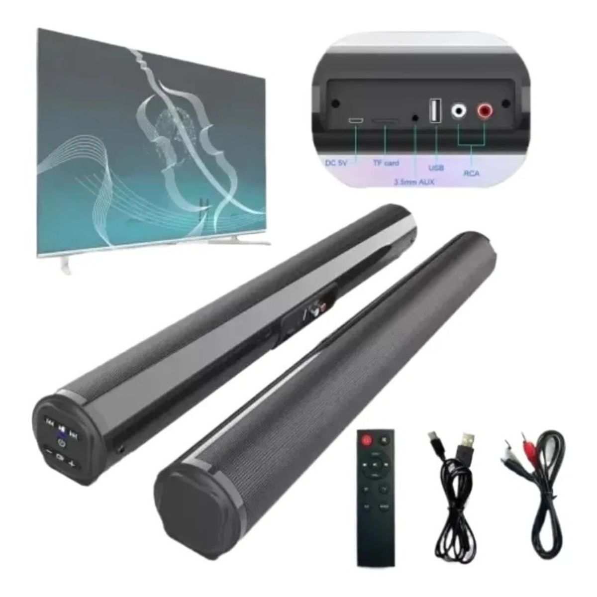 GIOIO - Barra De Sonido Bluetooth Estéreo De Cine En Casa Para Cine