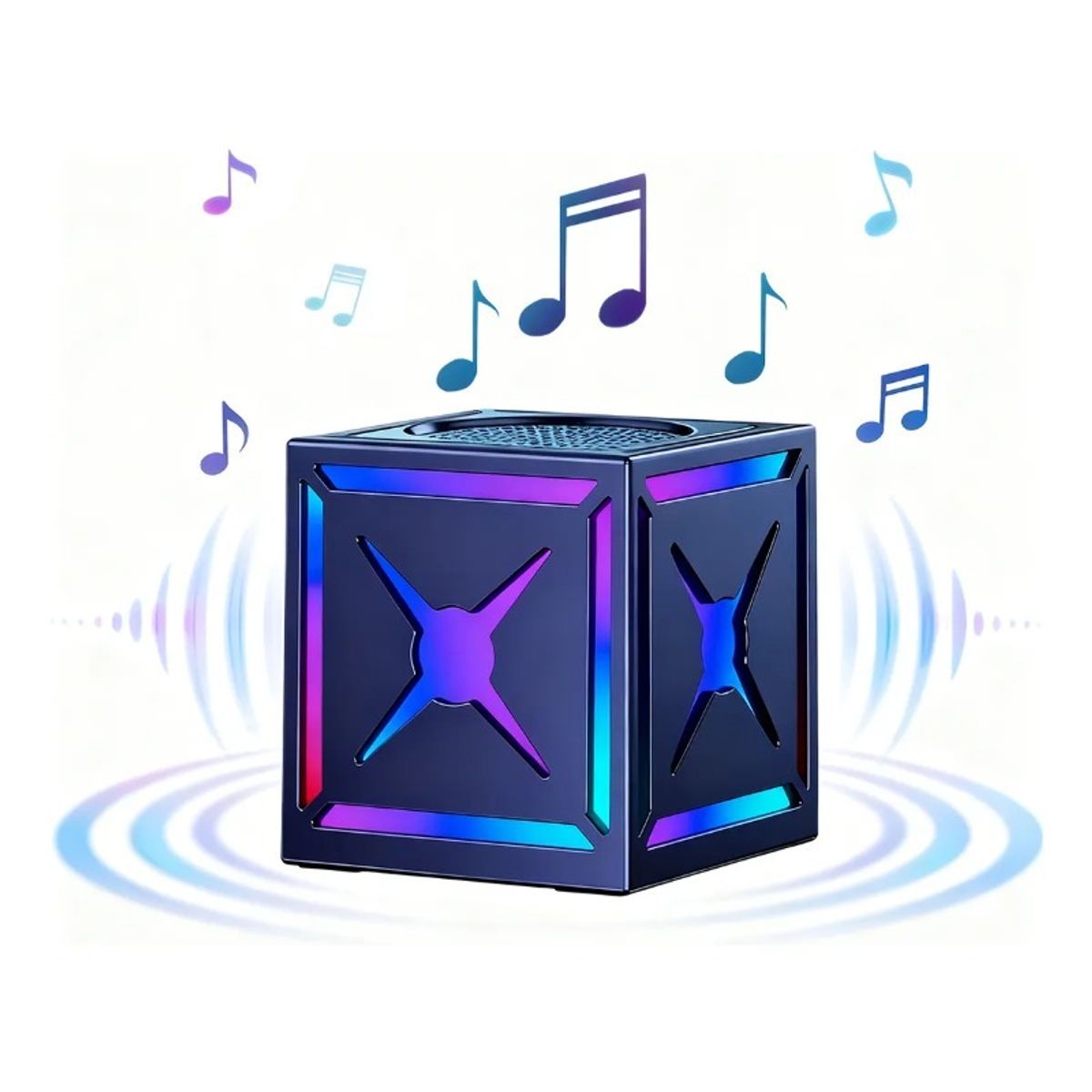 GIOIO - Bocina Inalámbrica Portátil 360° Con Bluetooth Para Exterior