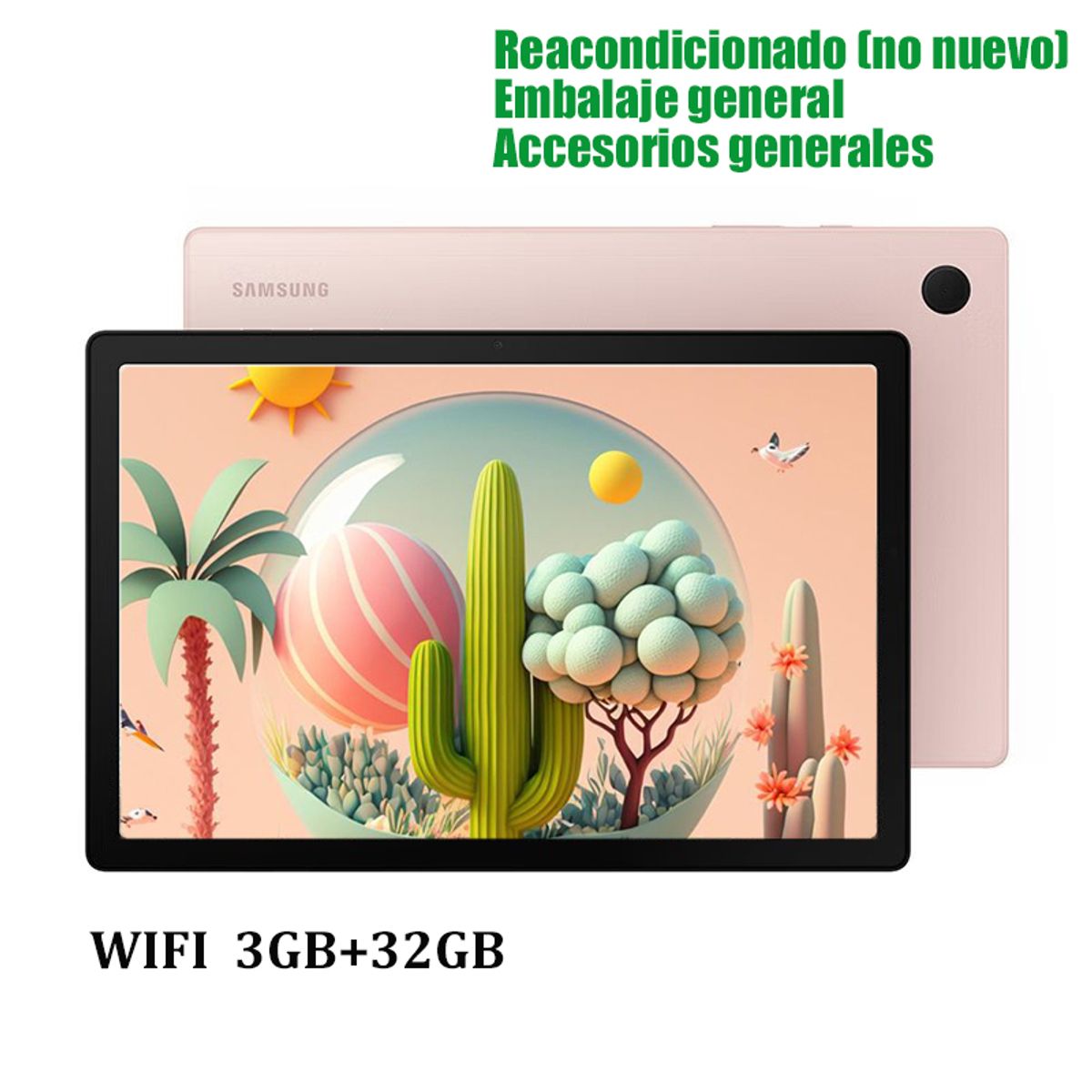 SAMSUNG - Samsung Galaxy Tab A8 10.5inch 2021 WiFi 32GB Reacondicionado SemiNuevo-Rosa
