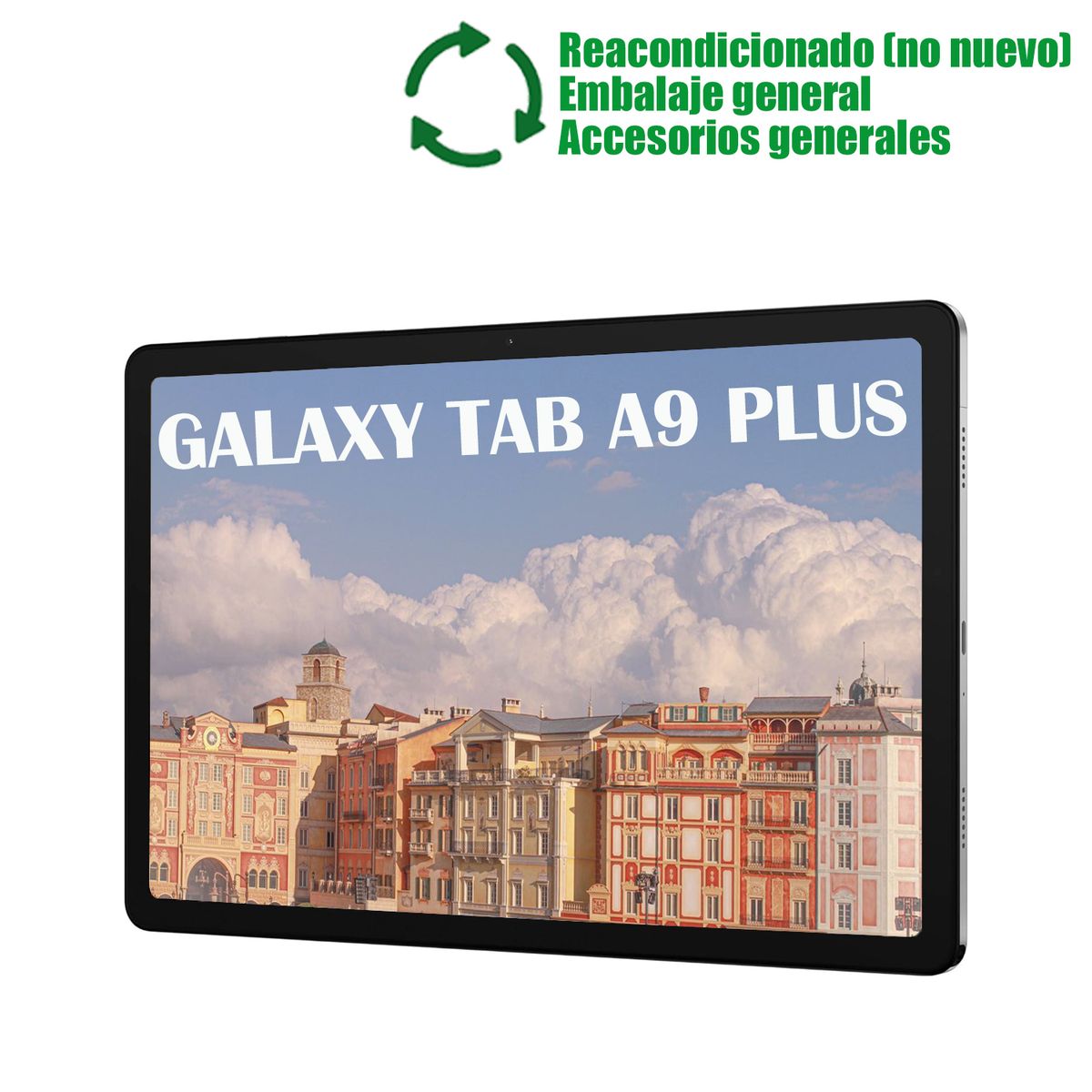 SAMSUNG - Samsung Galaxy Tab A9 Plus WiFi 11inch 4GB+64GB Reacondicionado SemiNuevo-Plata
