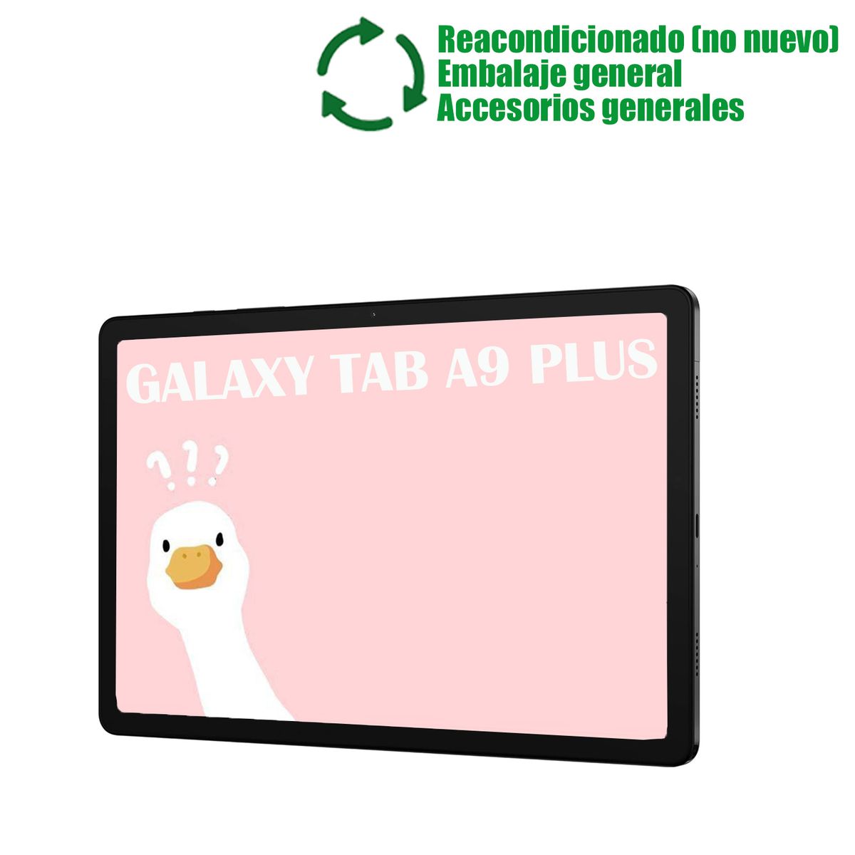 SAMSUNG - Samsung Galaxy Tab A9 Plus WiFi 11inch 4GB+64GB Reacondicionado SemiNuevo-Gris