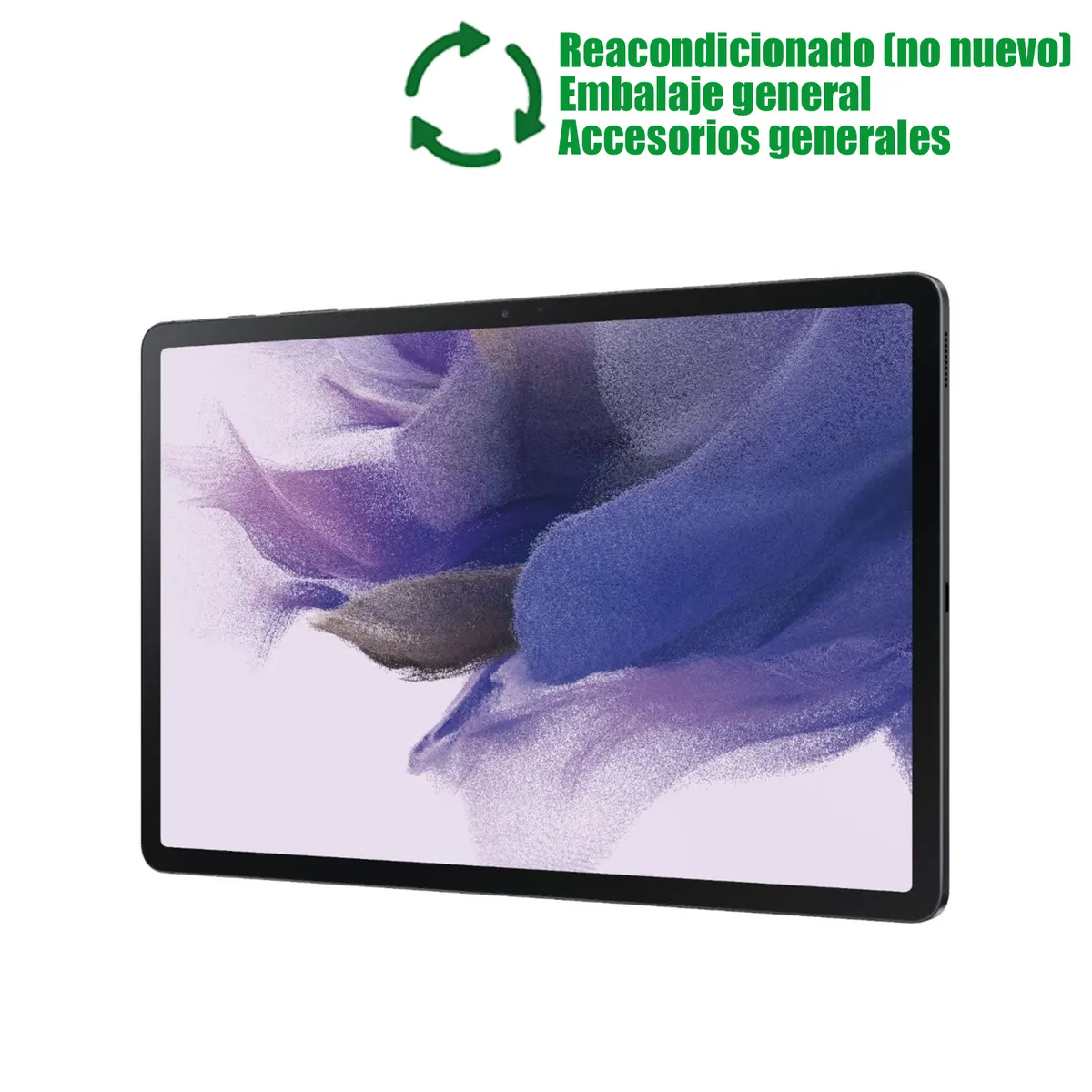 SAMSUNG - Samsung Galaxy Tab S7 Fe 12.4inch WiFi 4GB+64GB S-PEN Reacondicionado SemiNuevo-Negro