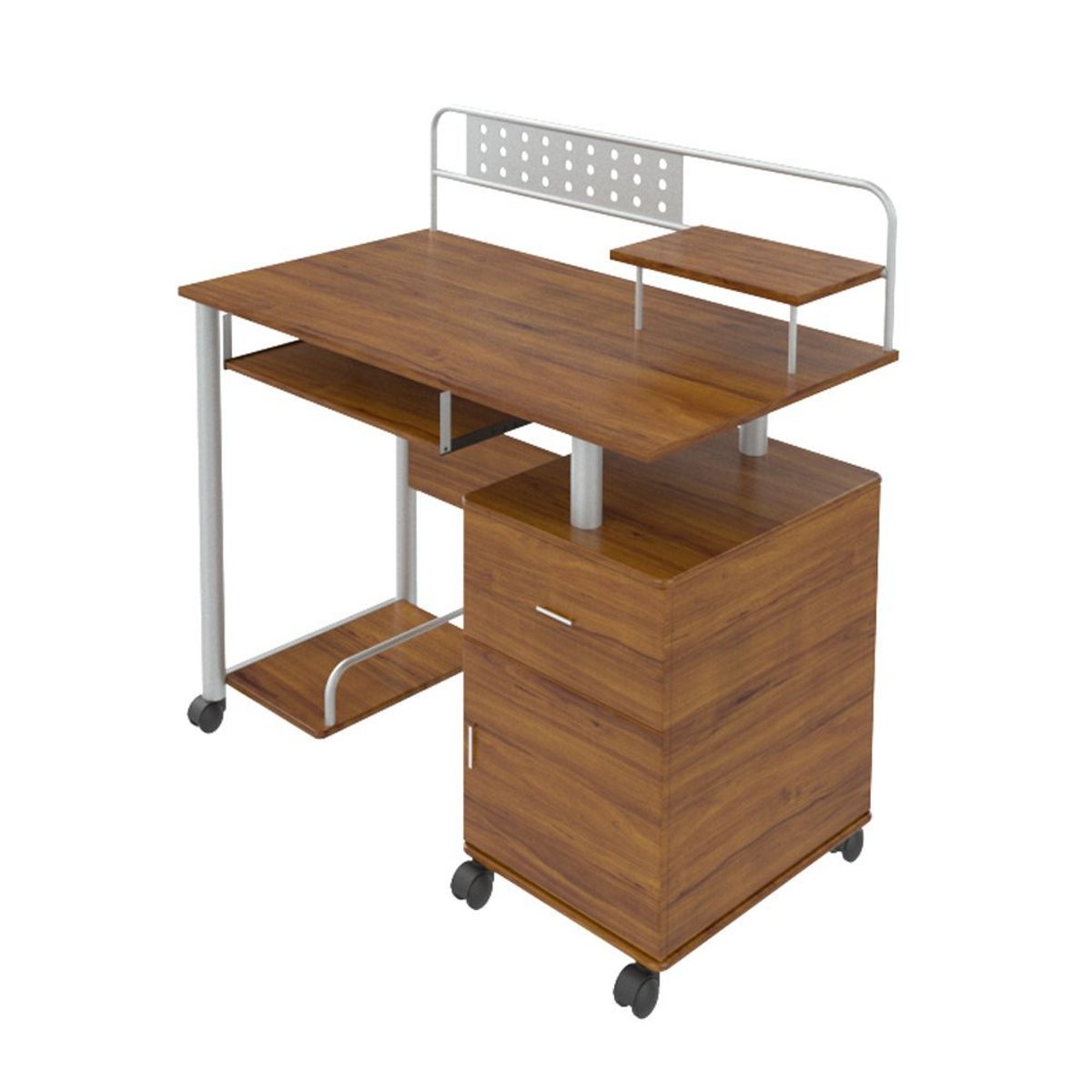 XTECH - Escritorio Multinivel Xtech - Desk M Lvl Xtf-Cd195 - Color Roble