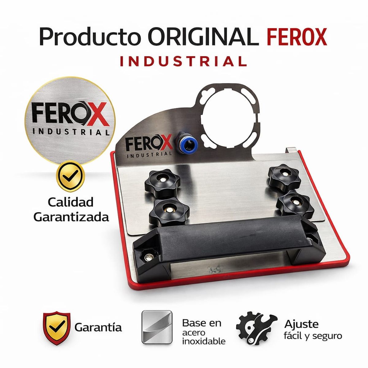GENERICO - Soporte Adaptador Guia Para Amoladora Corte 45 FEROX Para Porcelanato