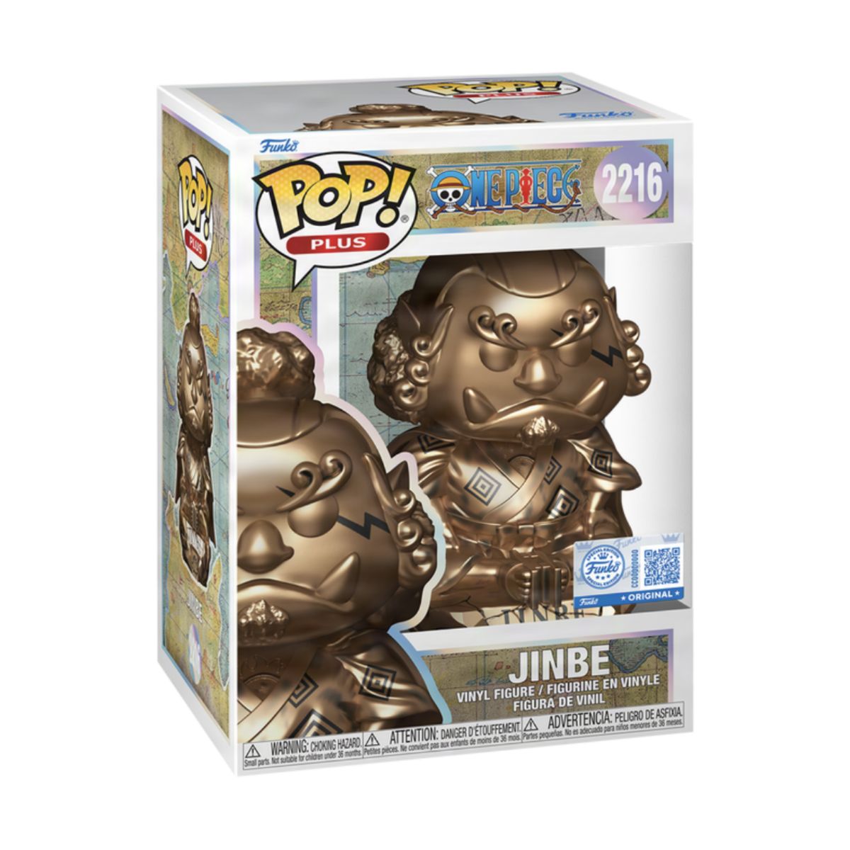 FUNKO - Jinbe Bronze Statue Funko Pop 2216 One Piece Plus