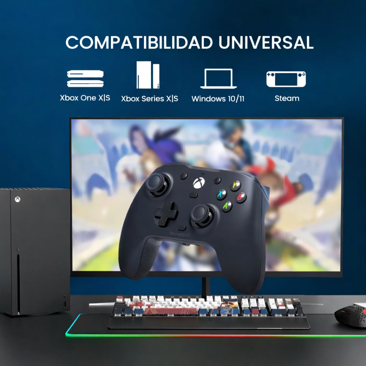 GAMESIR - Gamesir G7 HE Negro Mando para Xbox y PC