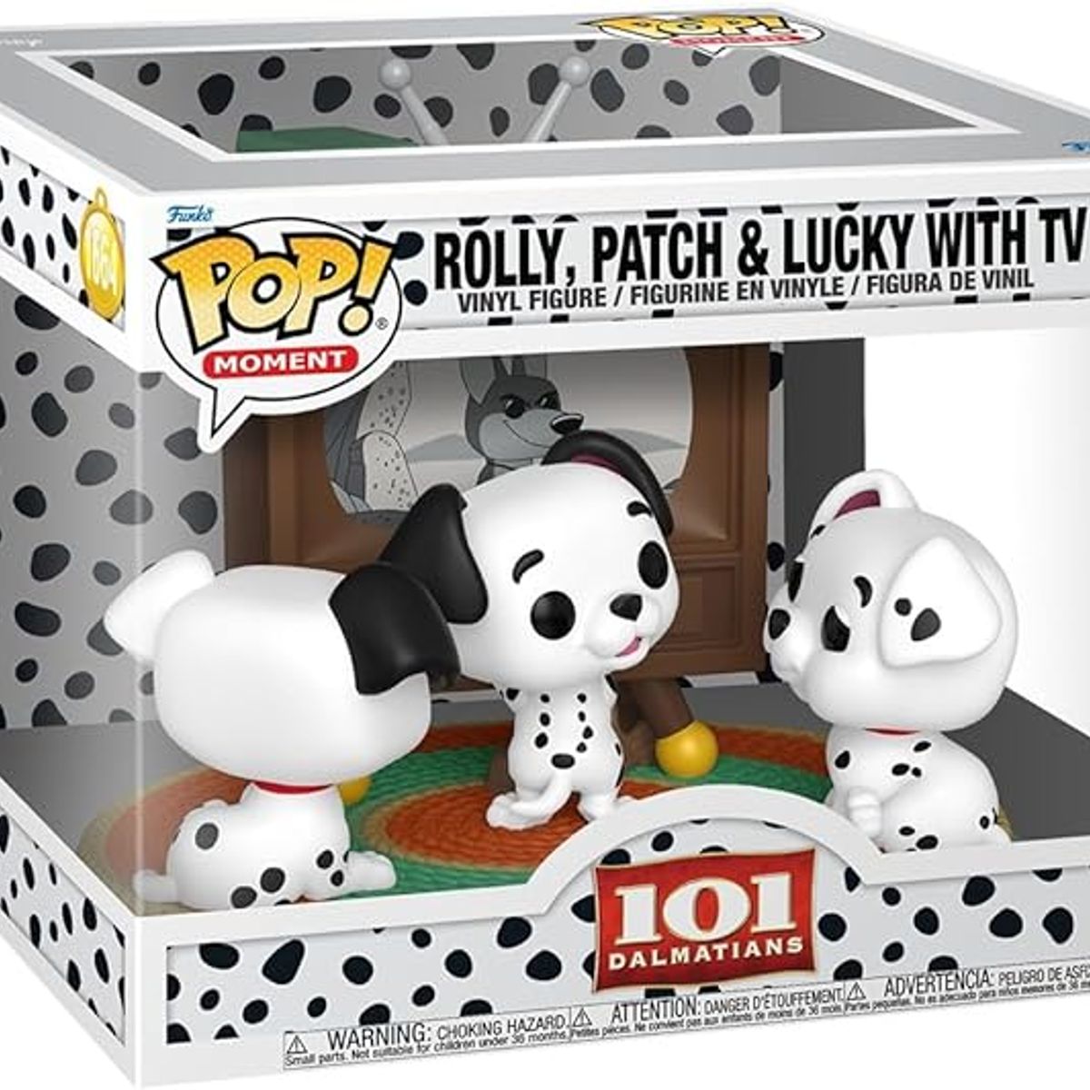 FUNKO - Funko Pop Moments Disney 101 Dalmatas Rolly Patch Y Lucky #1664